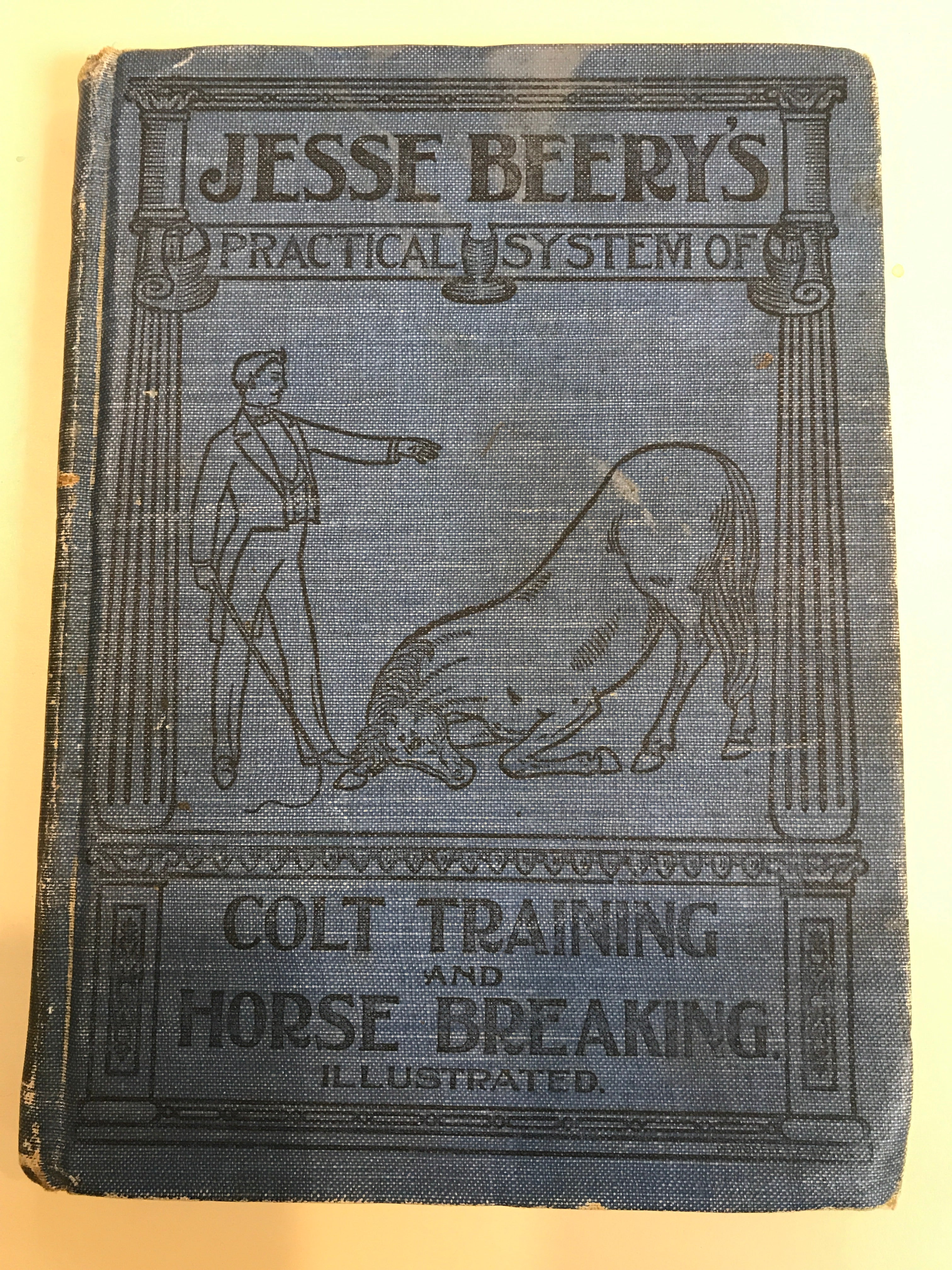 A Practical System of Colt Training, Also: The Best Methods of Subduing Wild and Vicious Horses, with Illustrations Showing Modes of Procedure and the Requisite Appliances by Jesse Beery - gently used