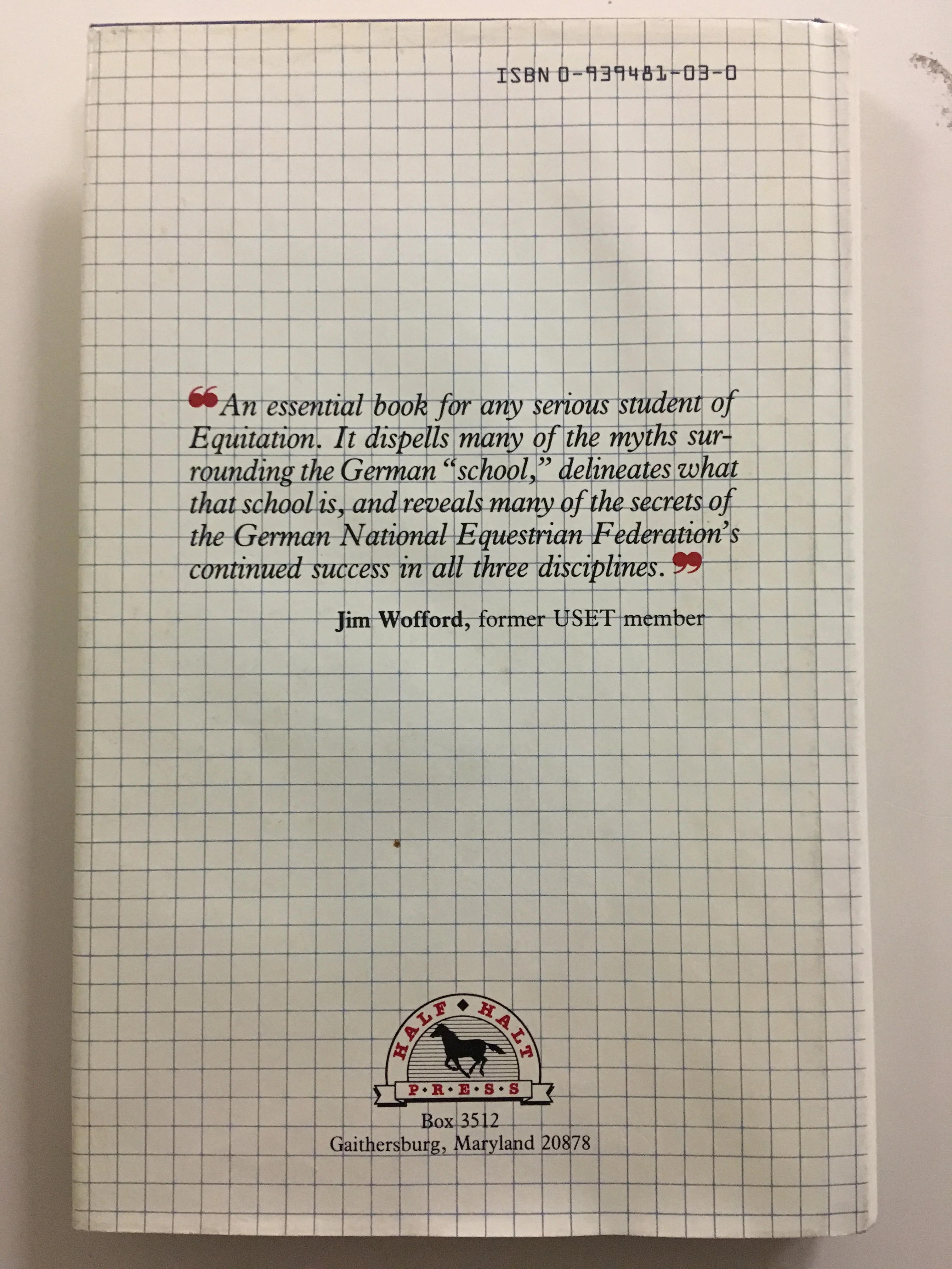 Advanced techniques of riding the official instruction handbook of the German national equestrian Federation - gently used copy - Image 2