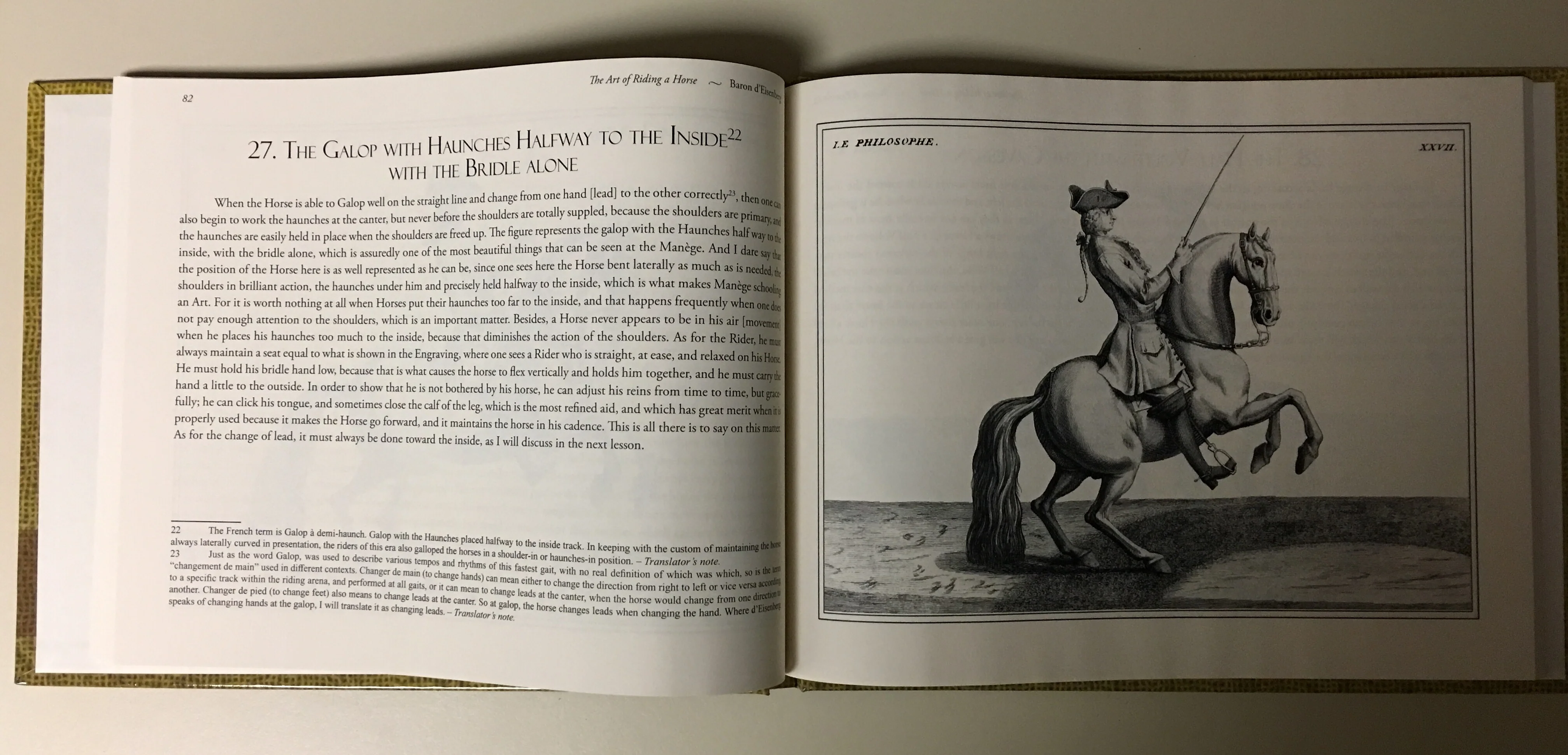 The Art of Riding a Horse or Description of Modern Manège in all It's Perfection by Baron d'Eisenberg fully illustrated with engravings - Image 5