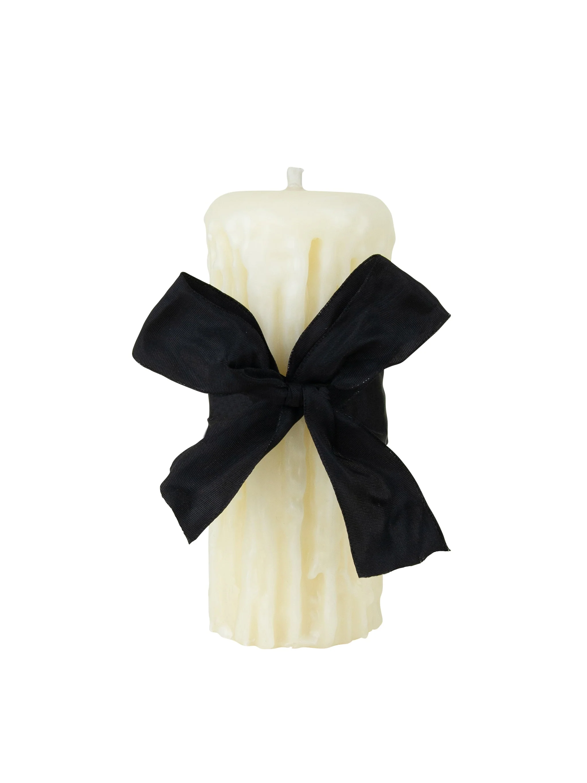 Beeswax Drip Pillar Candle 3.5 Inch Diameter - Image 5