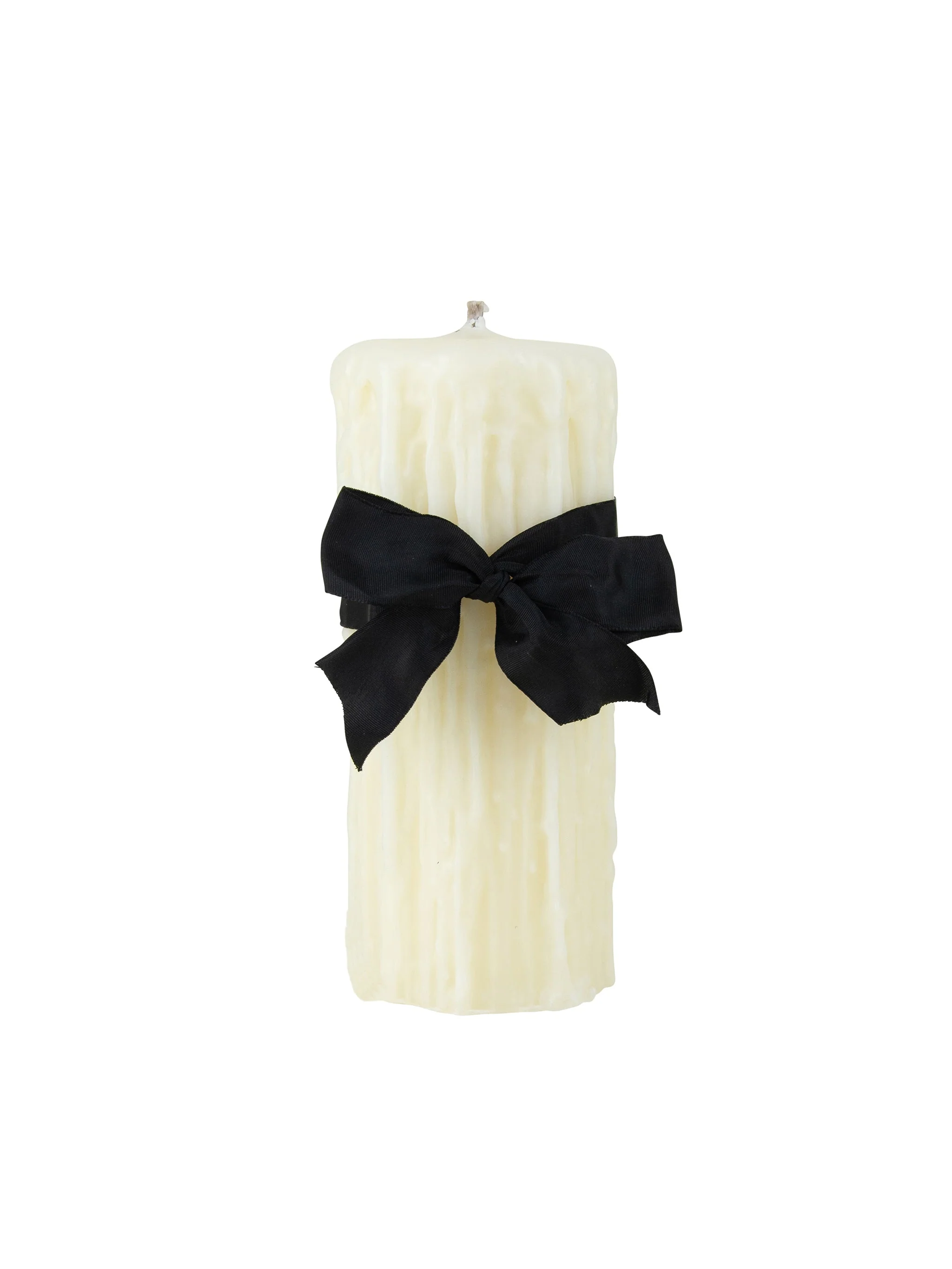 Beeswax Drip Pillar Candle 4.5 Inch Diameter - Image 6