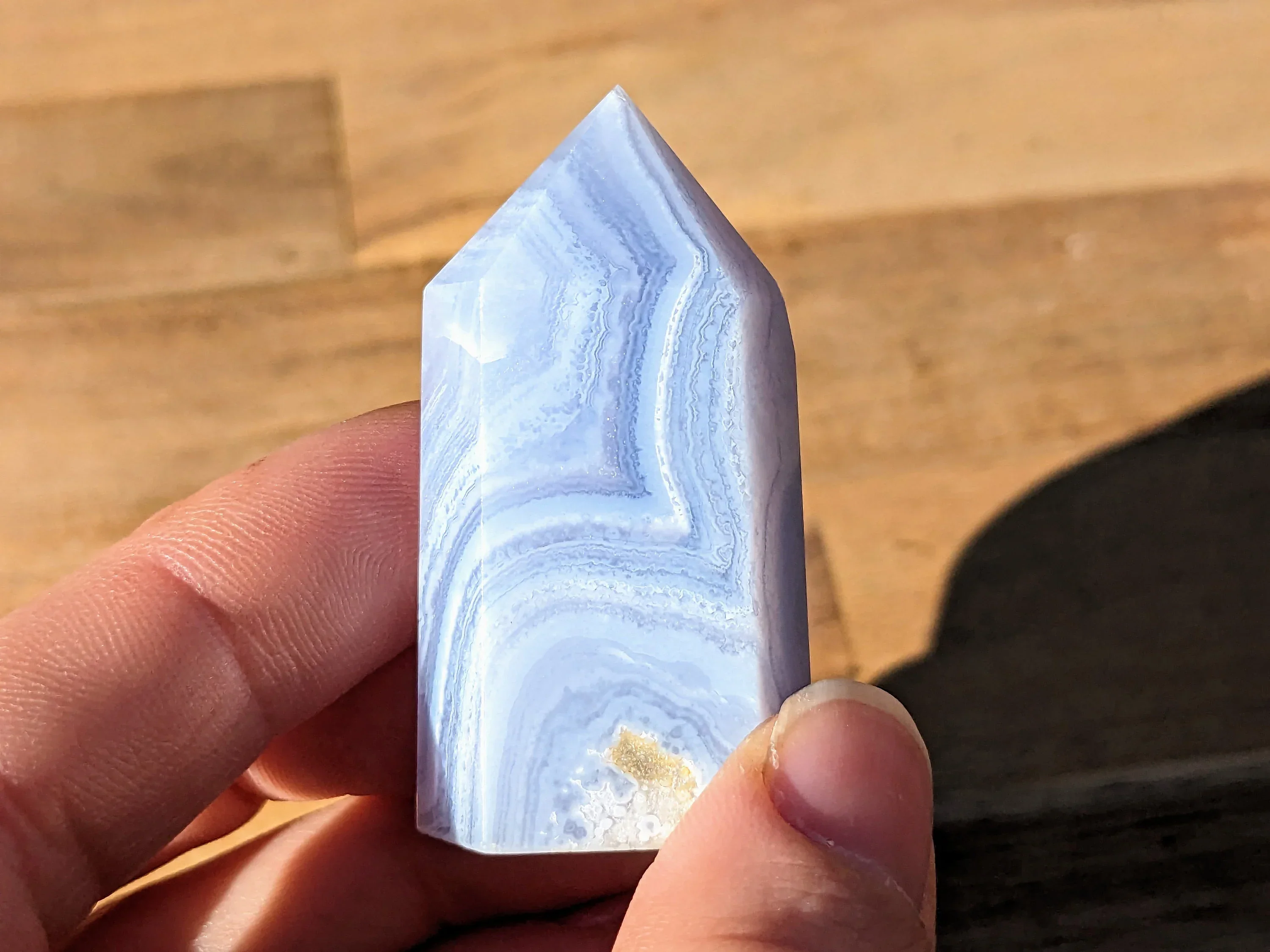Blue Lace Agate Tower - OOAK - Image 4