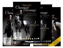 Classical Dressage Parts 1, 2, 3 & 4 Philippe Karl DVDs - RARE- out of productions