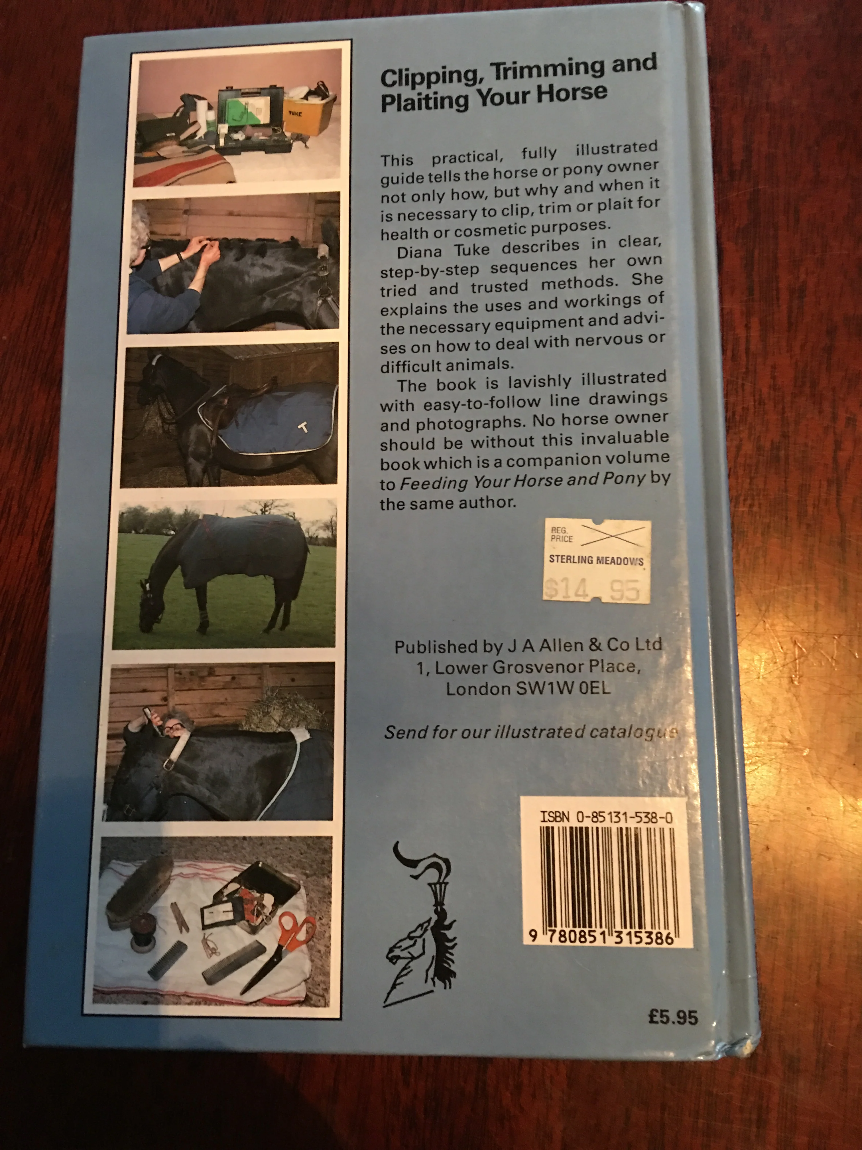 clipping trimming and plaiting your horse by Diana R. Tuke - Image 2