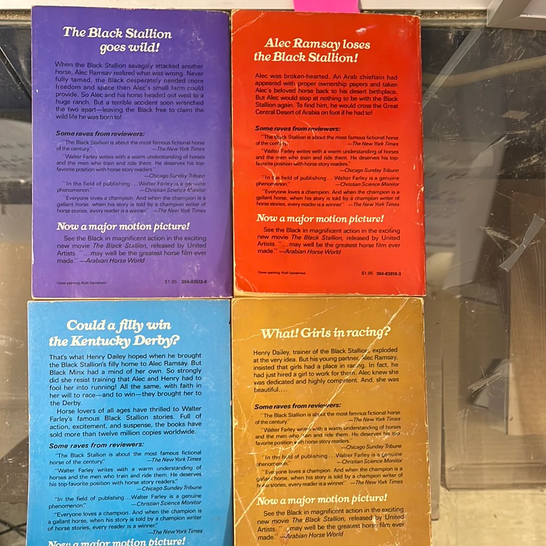 Collection of FOUR Vintage paperback Horse books - gently used condition - Image 2