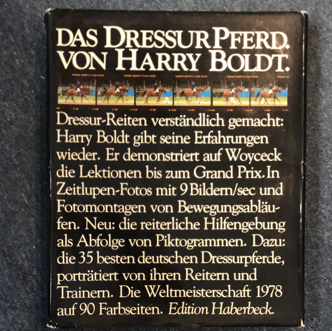 Das DressurPferd by Harry Boldt 1978 Haberbeck Hardcover Edition - gently used - out of print - 1978 - Image 4