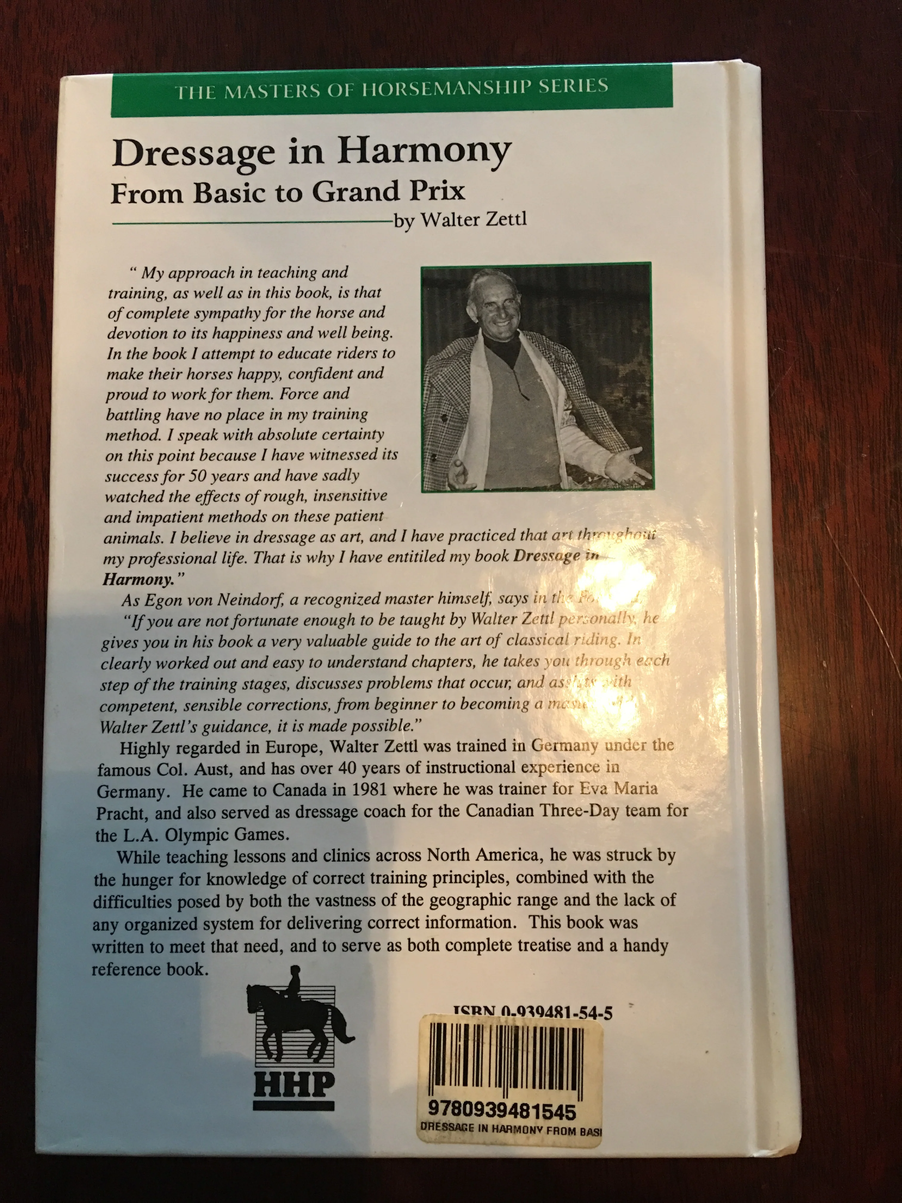 Dressage in Harmony: From Basic to Grand Prix (Masters of Horsemanship Series) by Walter Zettl (1998-08-01) - Image 2
