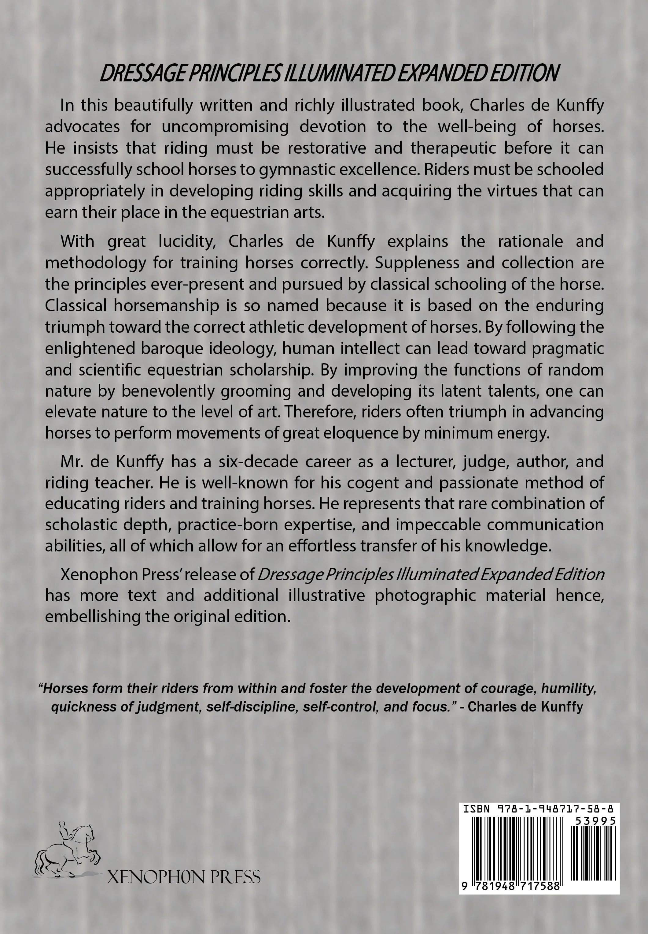 Dressage Principles Illuminated Expanded Edition by Charles de Kunffy - Image 3
