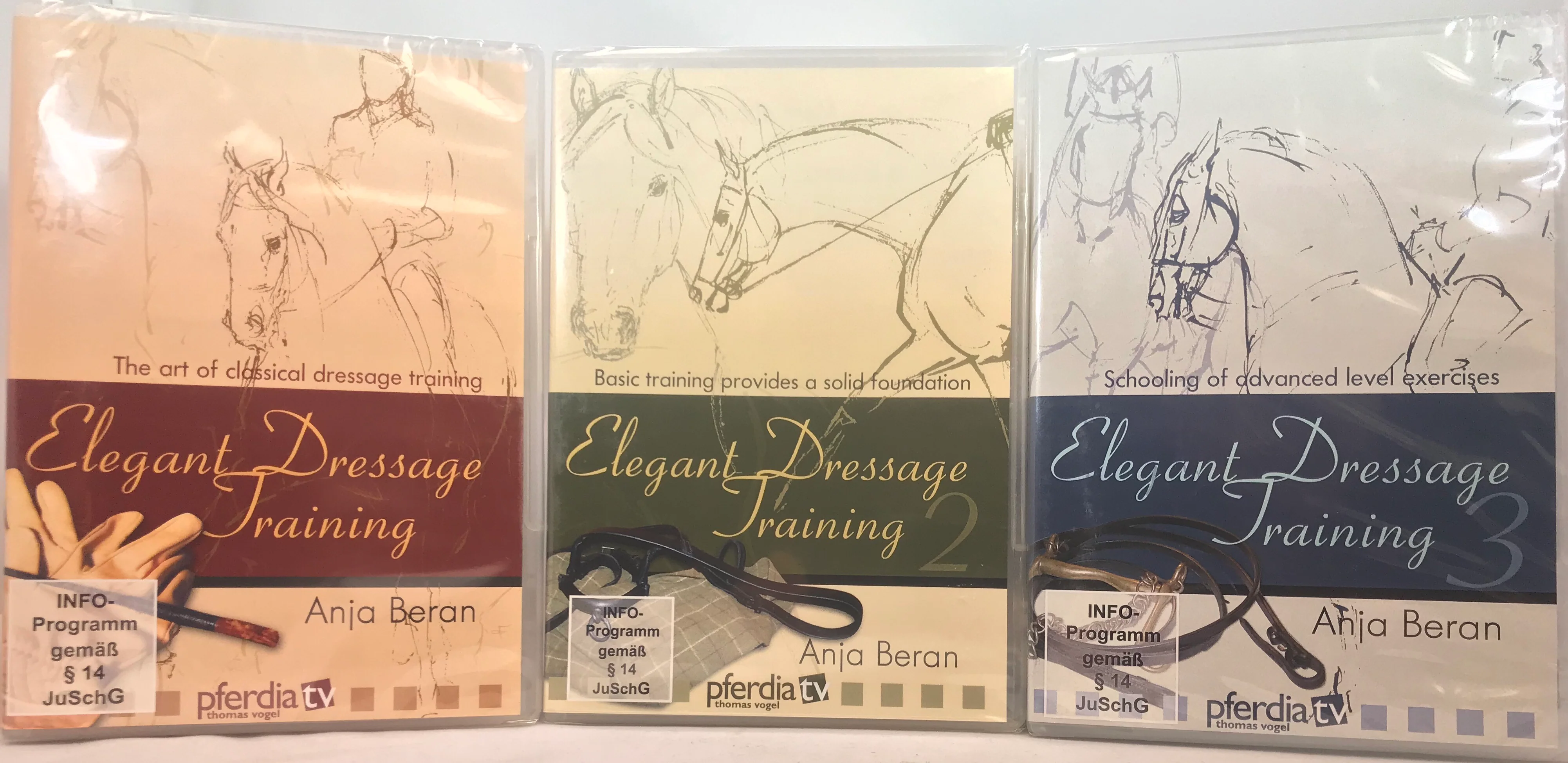 Elegant Dressage Training: The Art of Classical Dressage Training DVDs 1, 2 & 3