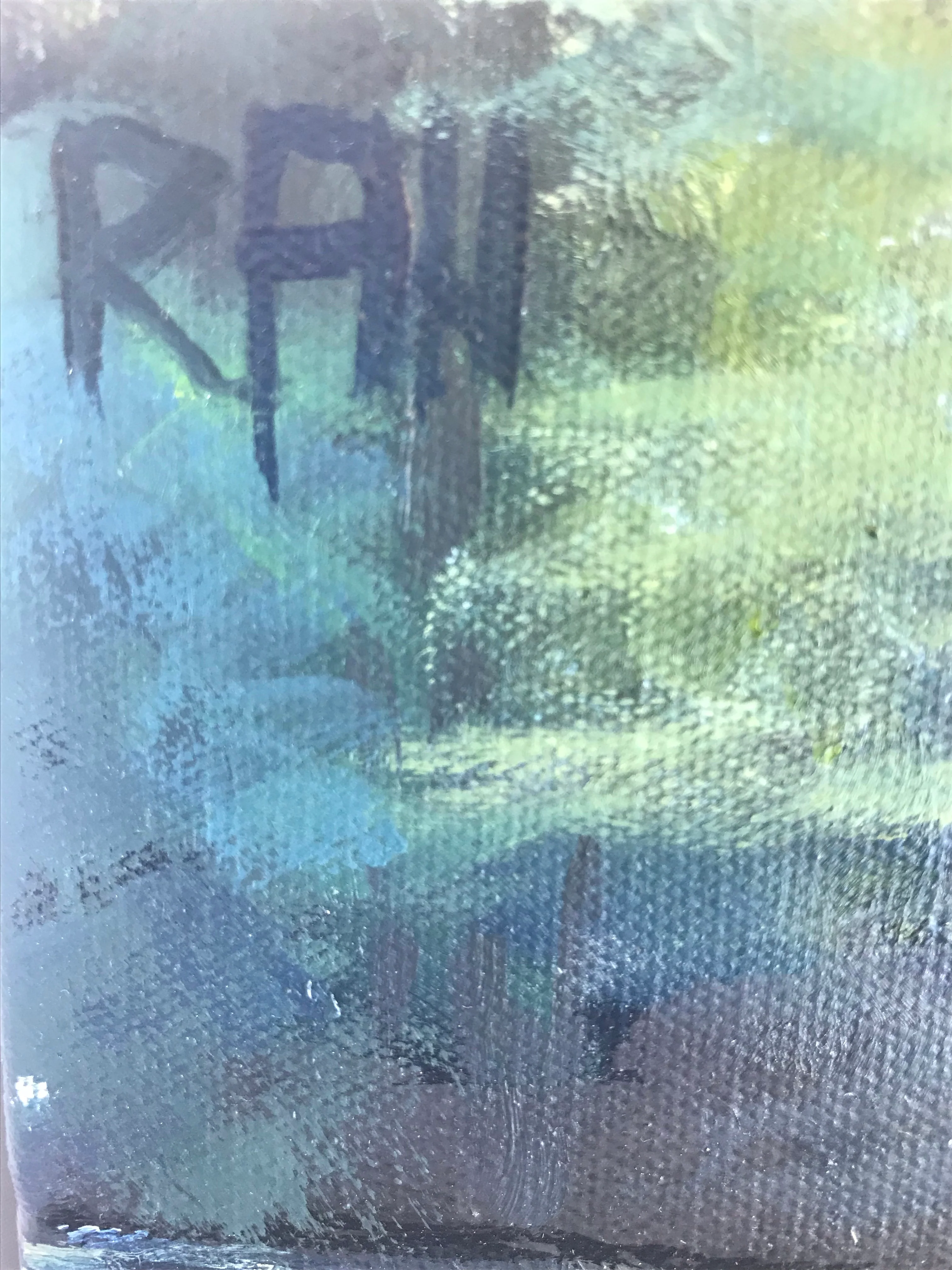 Lake Gunther by Richard F. Williams 24" by 12" - Image 3