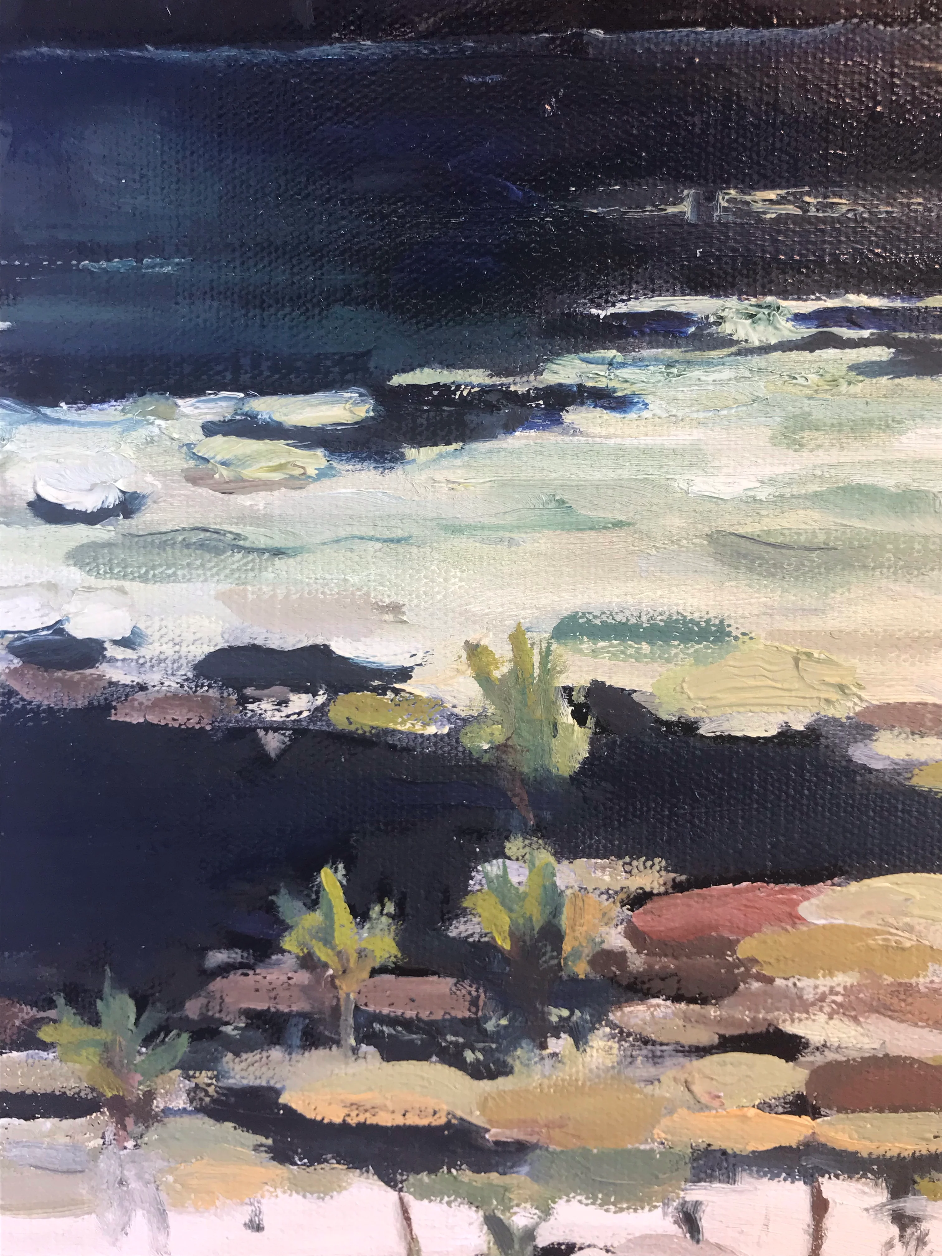 Lake Gunther by Richard F. Williams 24" by 12" - Image 4