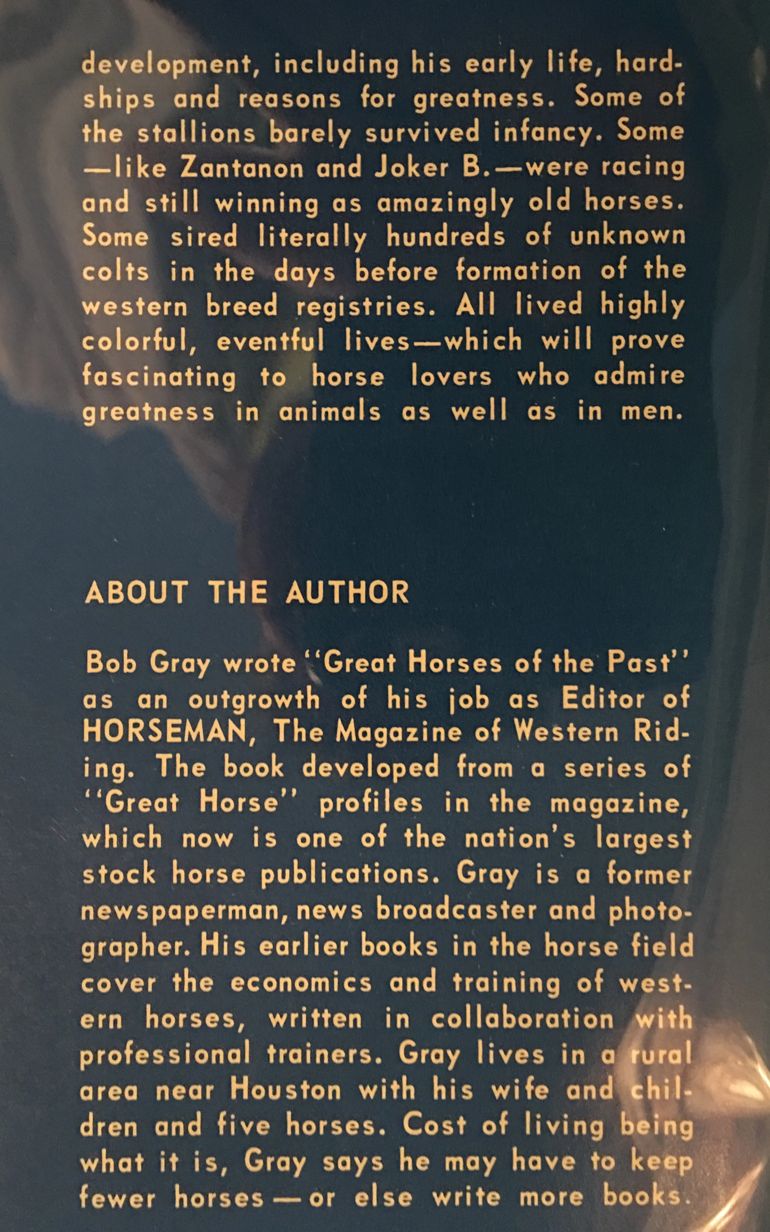 Great horses of the past (Hardcover) by Bob Gray 1967 hardcover - Image 3