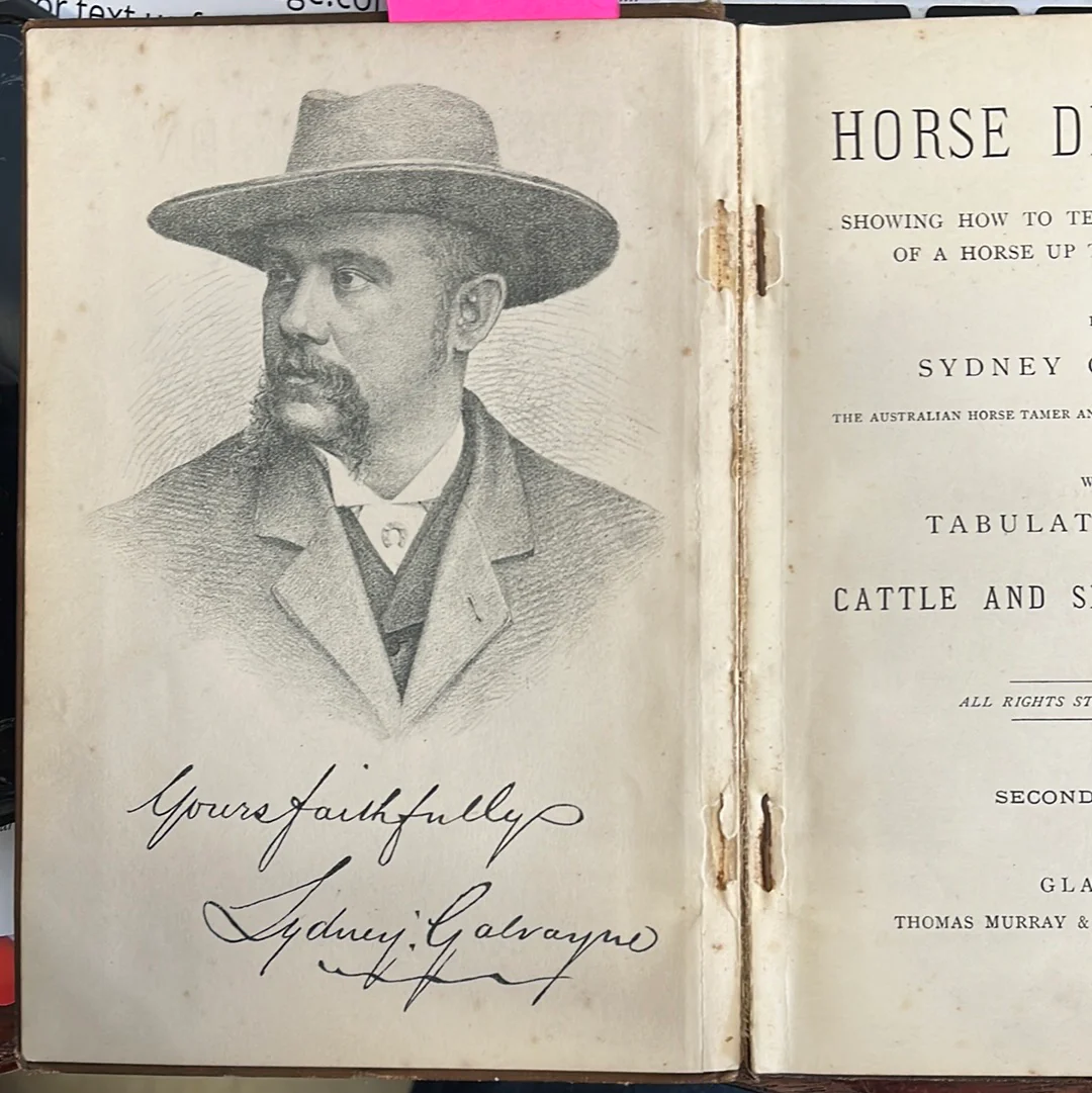 Horse Dentition by Sydney Galvayne signed and inscribed by the author - Image 2