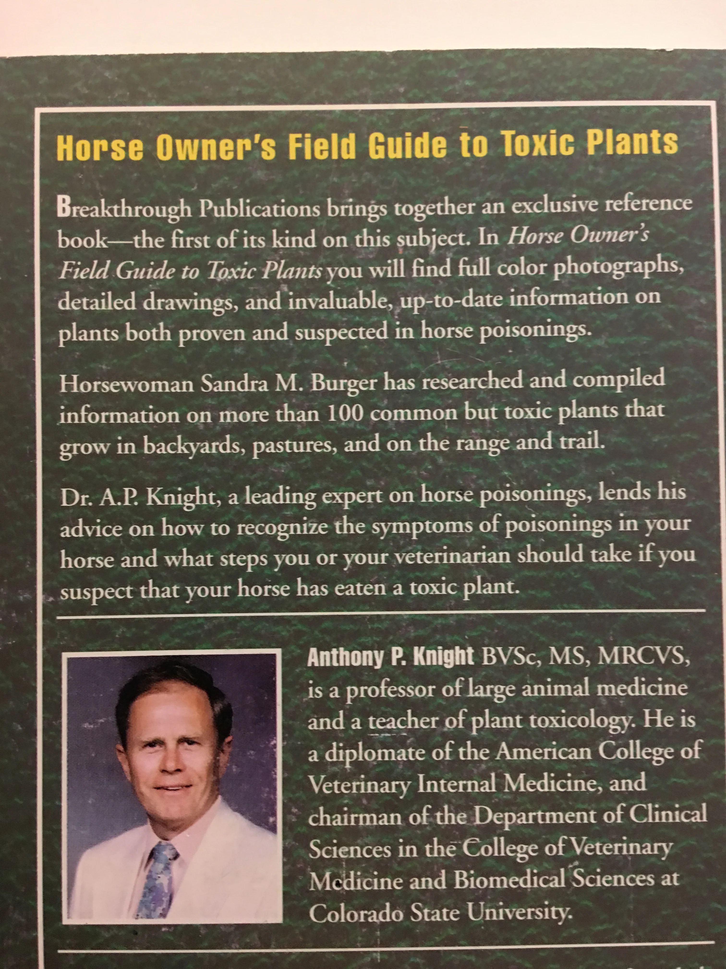 Horse owner's field guide to toxic plants by SANDRA M. Burger - Image 2