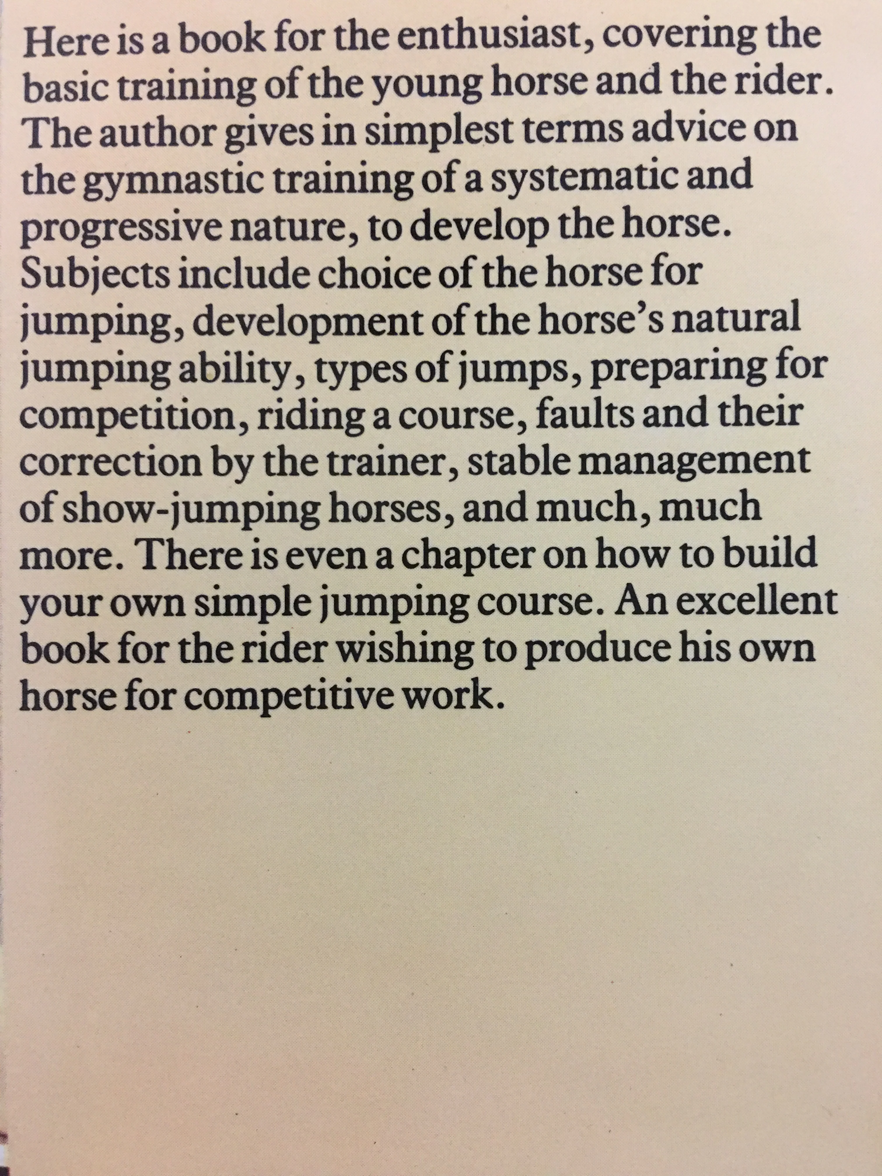 Jumping Explained (Practical Horse Guides) by Carol Green - gently used hardcover - Image 2