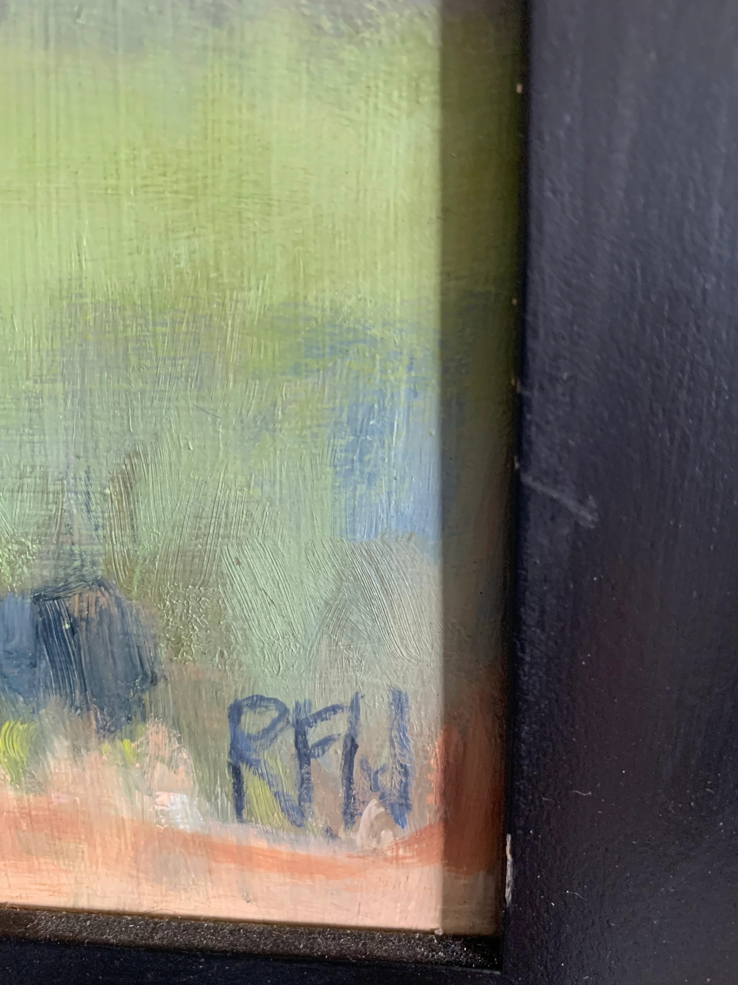 Lancaster Farm (ode to Doug Small) original oil by Richard F. Williams - Image 2