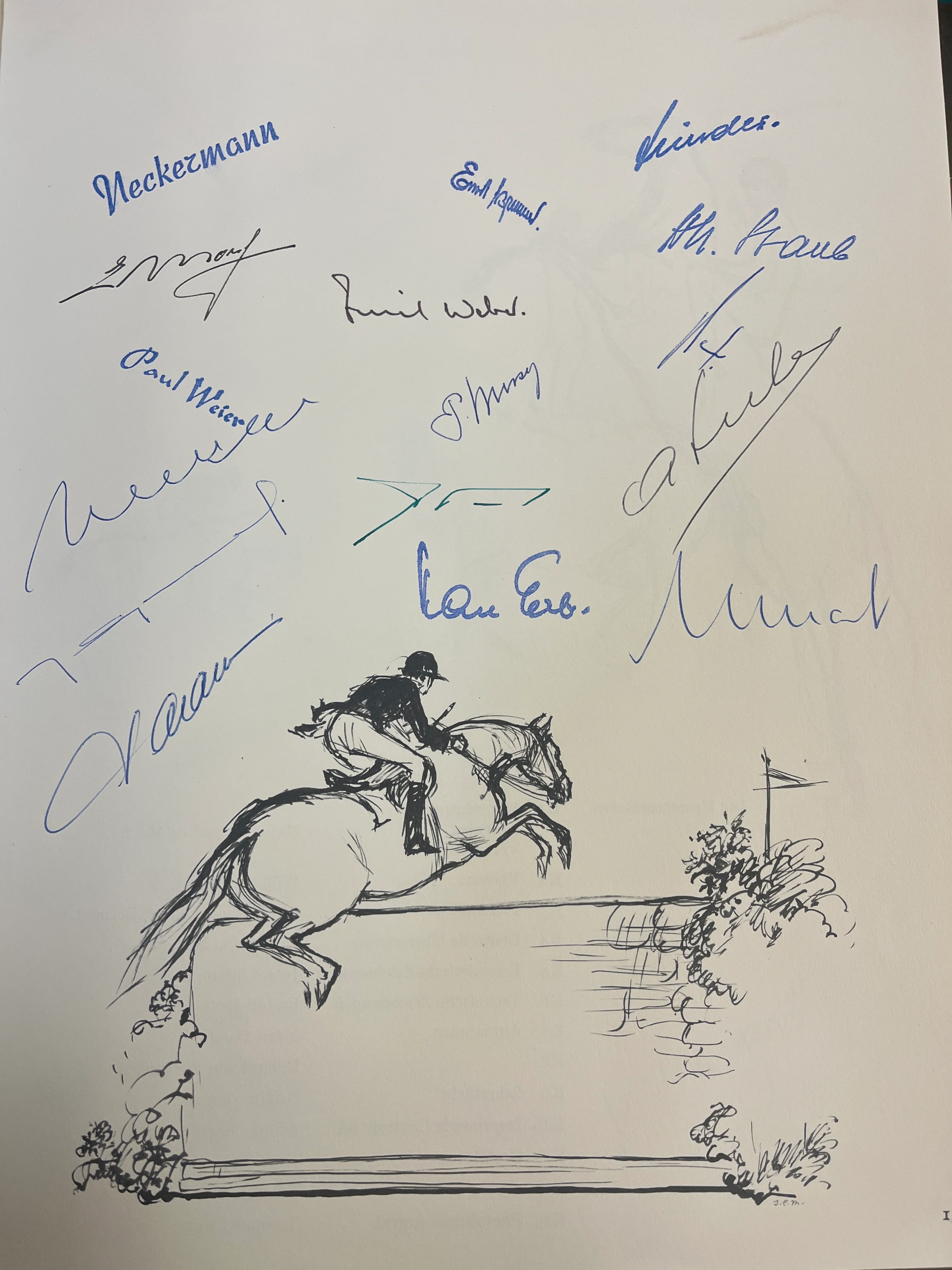 Messieurs a vos Cheveau by Roland de Weck (german) - Image 9