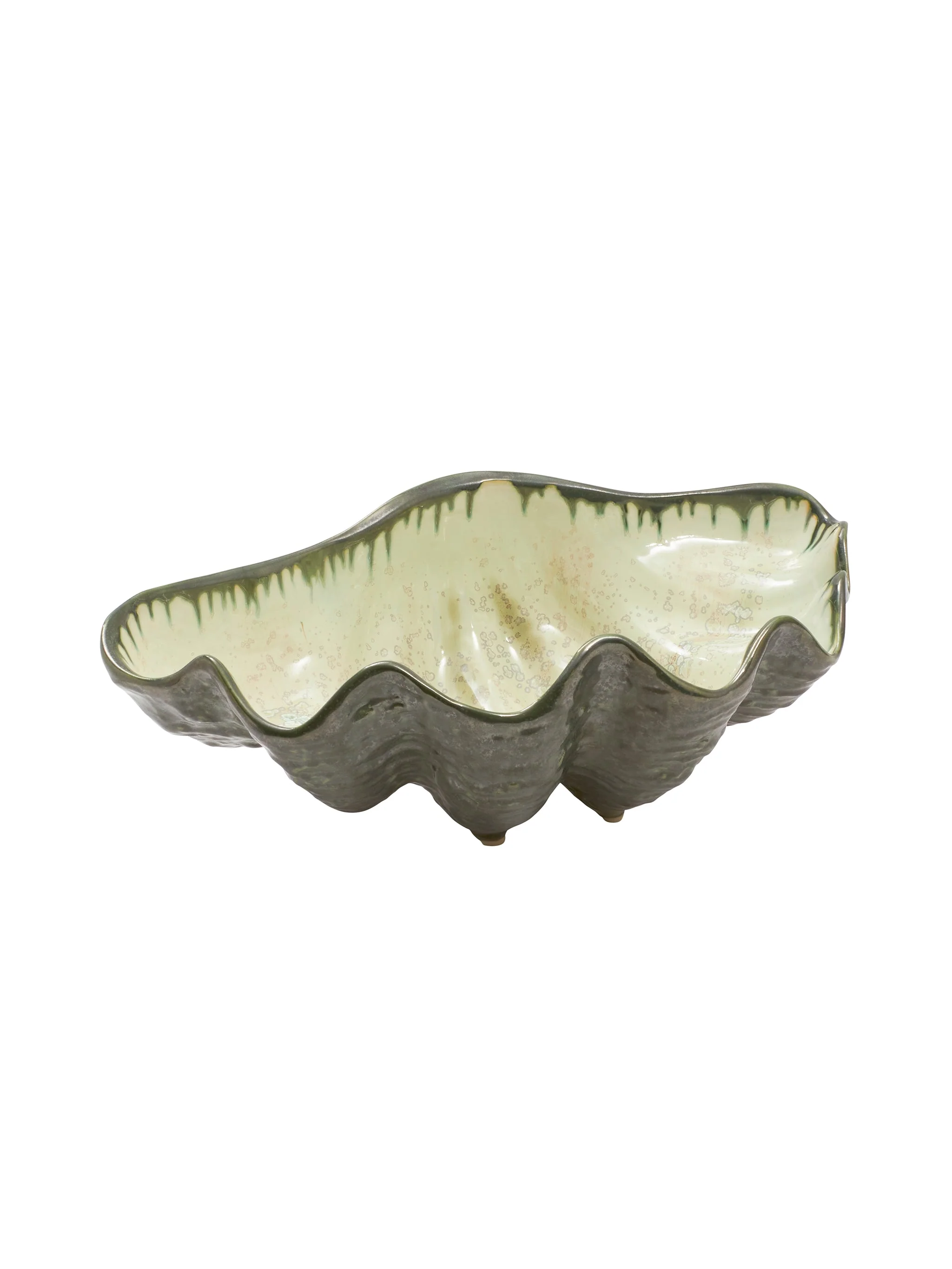 Mint and Charcoal Sea Clam Bowl - Image 4