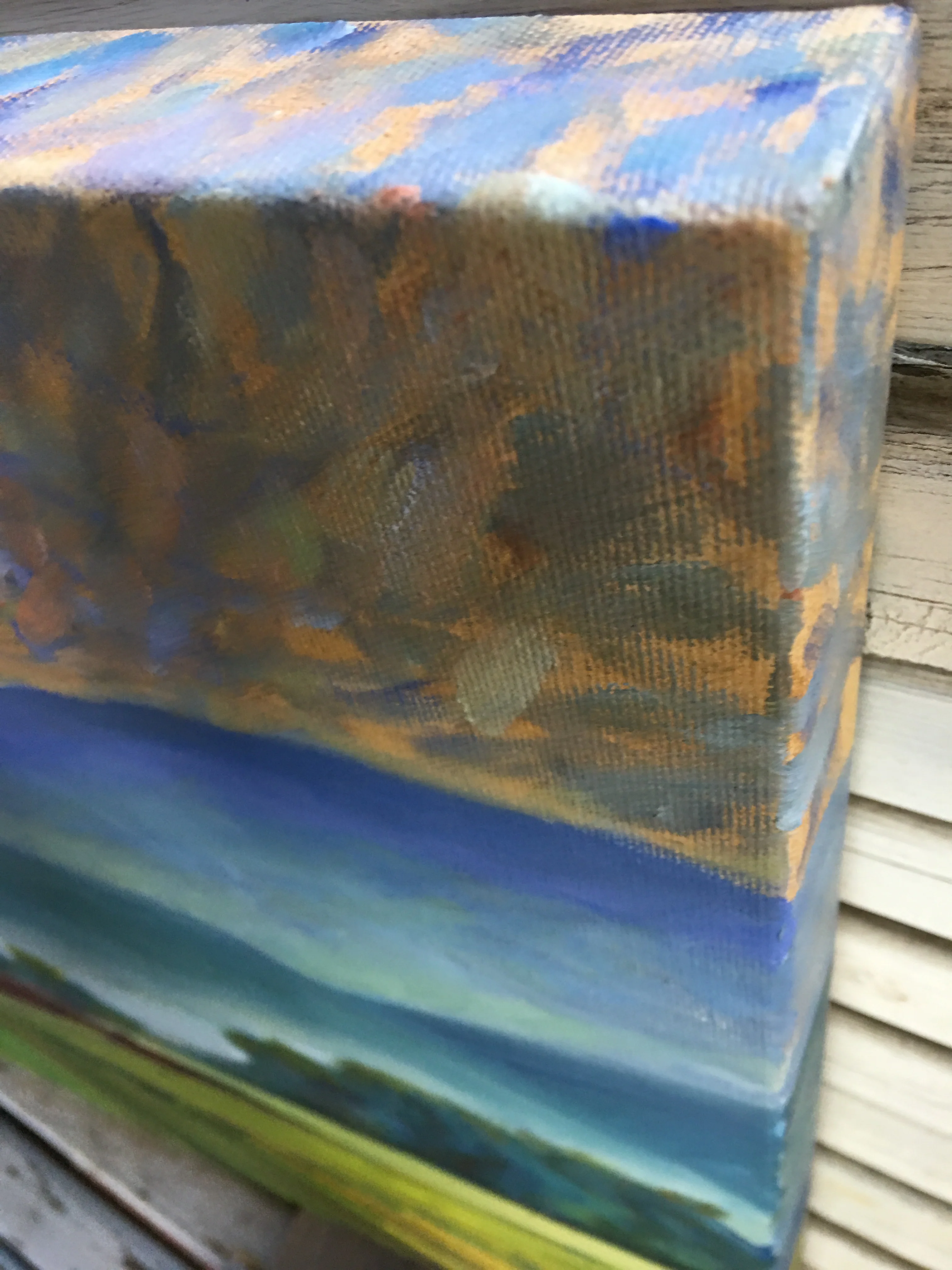 Mist over Napa Valley original oil by Richard F Willams - gallery wrapped canvas - Image 5