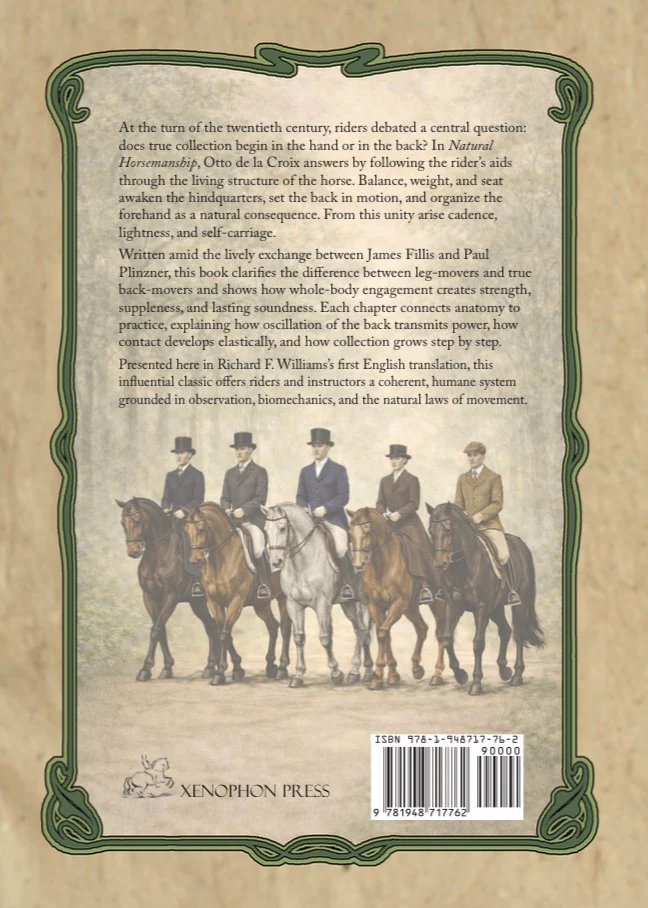 Natural Horsemanship based on a passionate riding instructor's papers by Otto de LaCroix with an Appendix by Paul Plinzner - Image 2