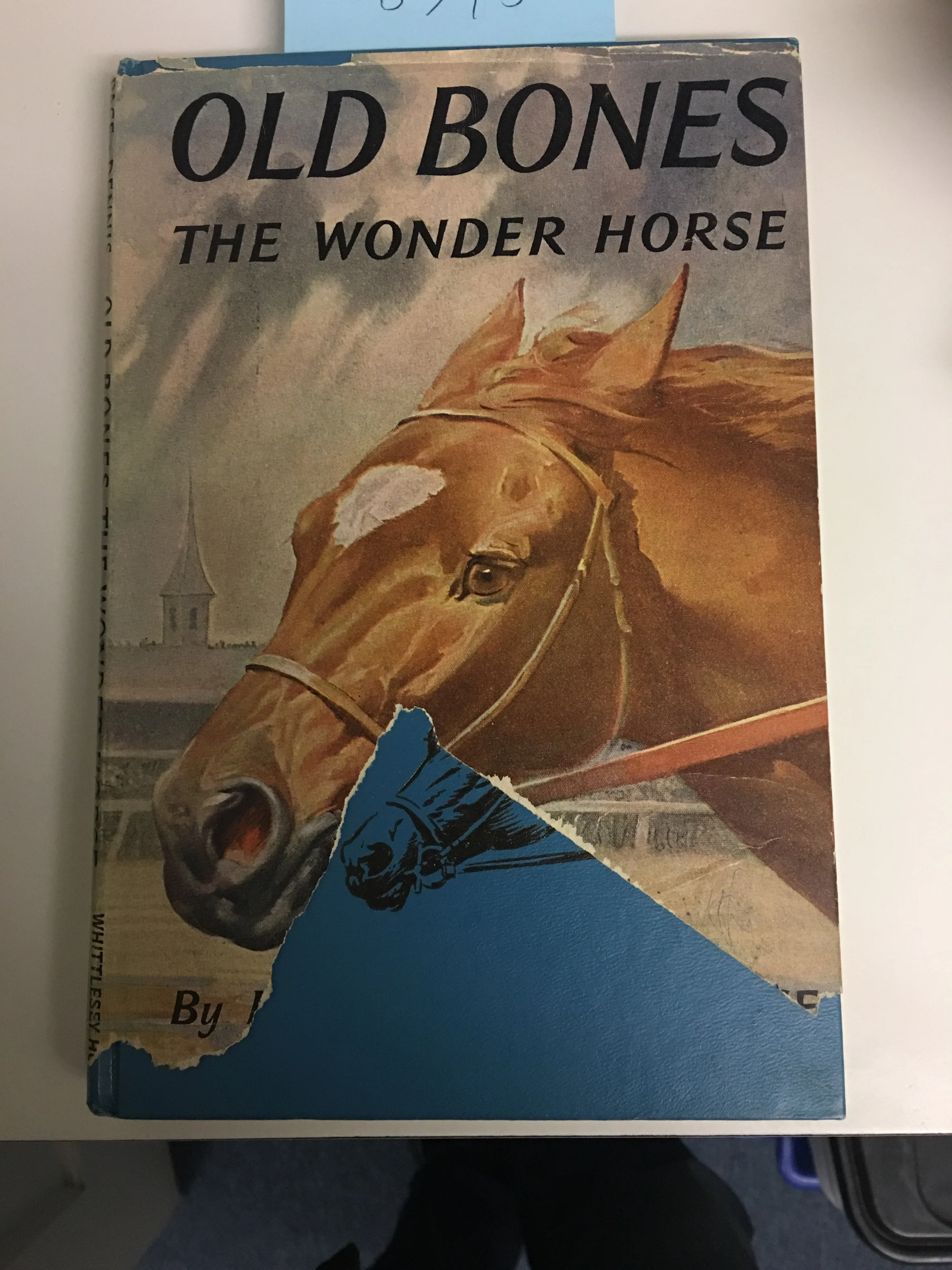 Old Bones, the Wonder Horse by Mildred Mastin PACE - vintage hardcover 1955 with torn jacket