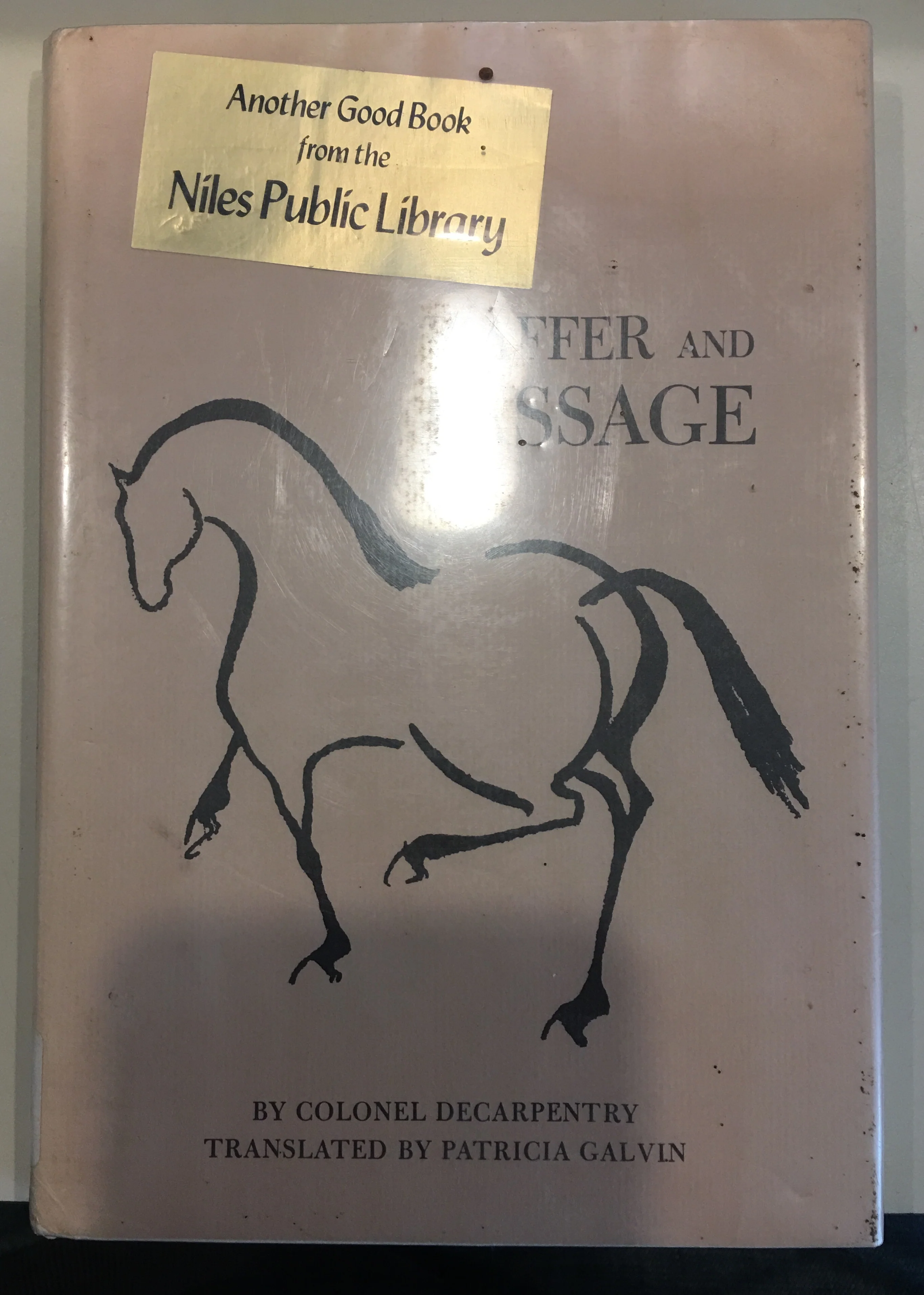 Piaffer and Passage by Decarpentry (hardback) gently used - Image 5