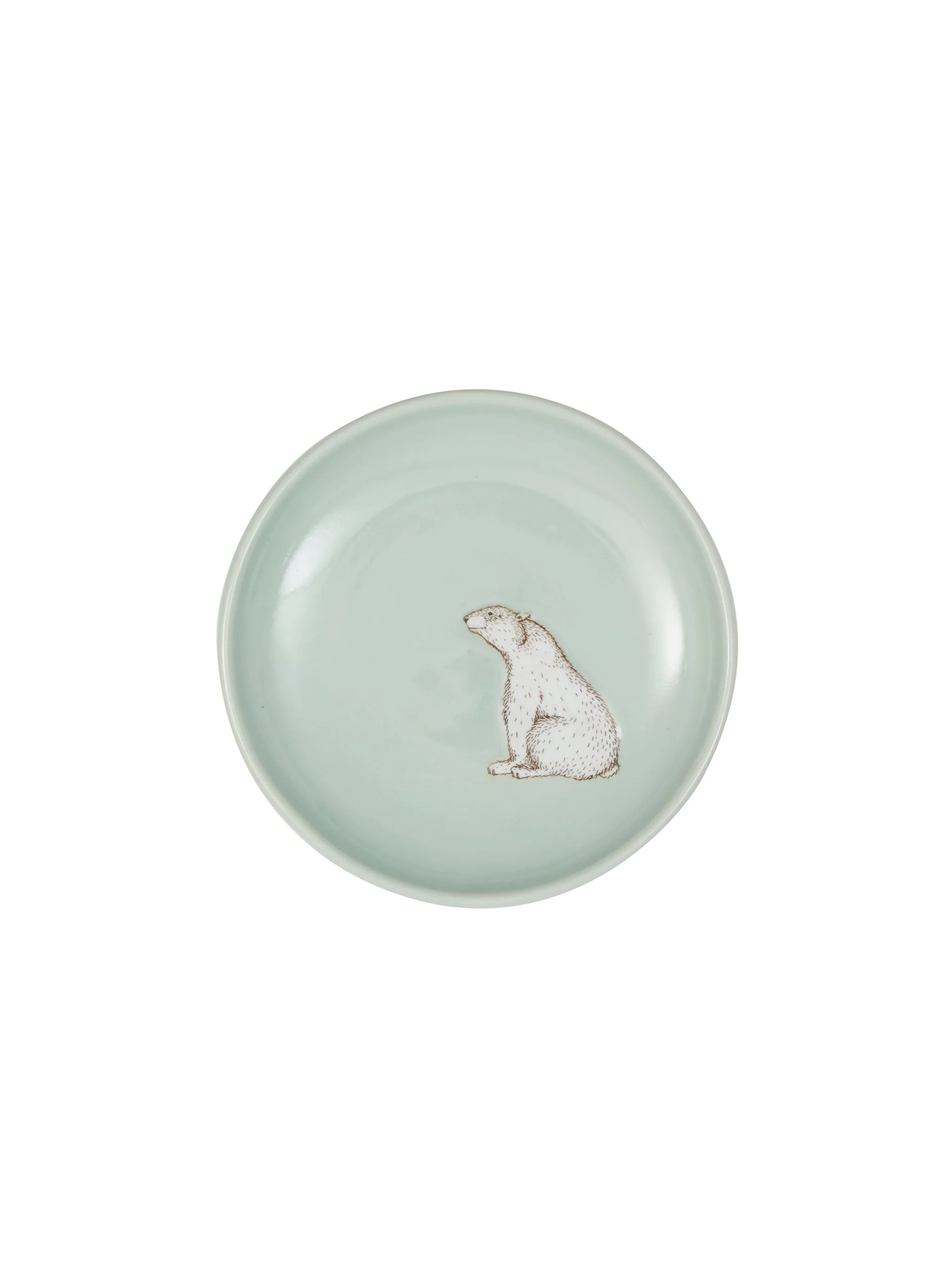 Polar Bear Ceramic Plate - Image 2