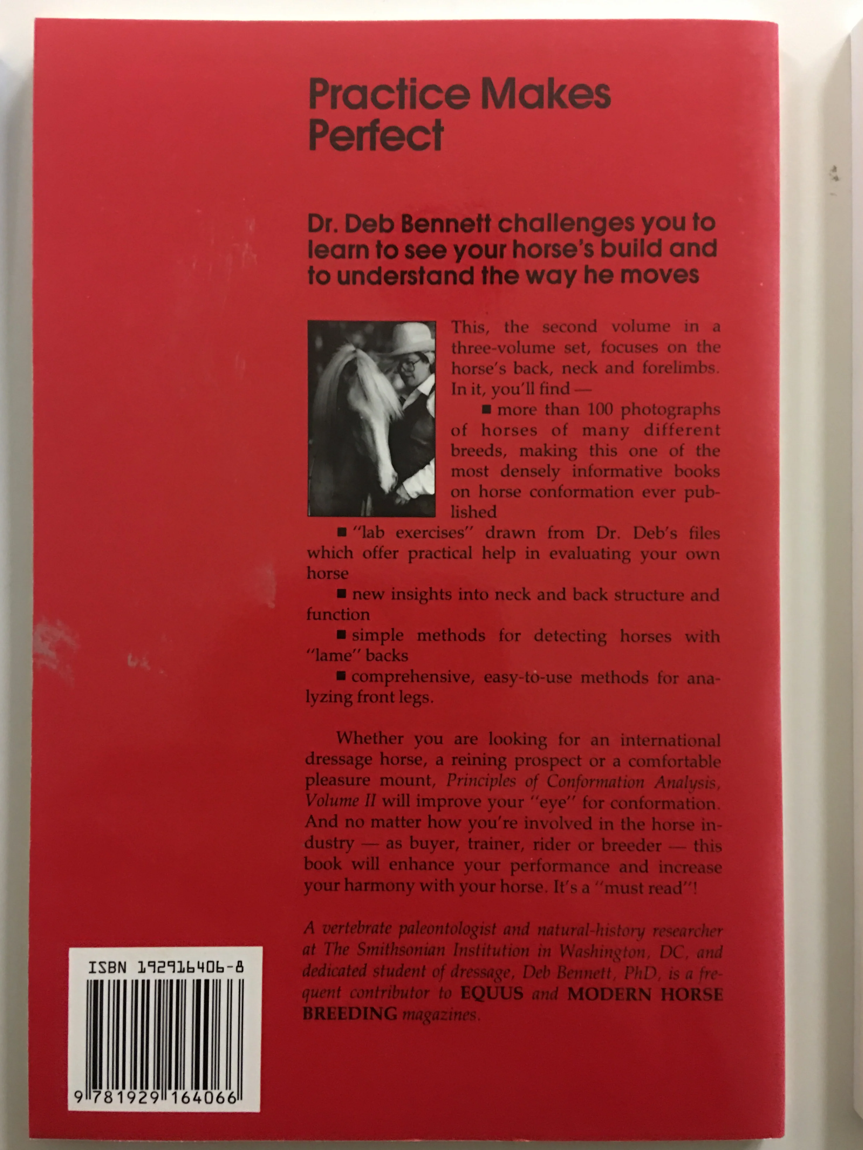 Principles of Conformation Analysis Volumes 1, 2 & 3 by Deb Bennett PhD - gently used copy - Image 3