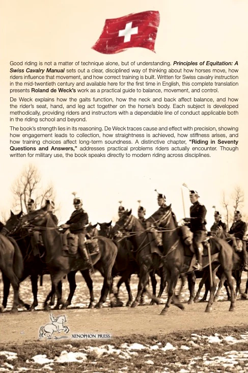 Principles of Equitation: A Swiss Cavalry Manual, English translation of PRÉCIS D'ÉQUITATION  by Roland de Weck - Image 2