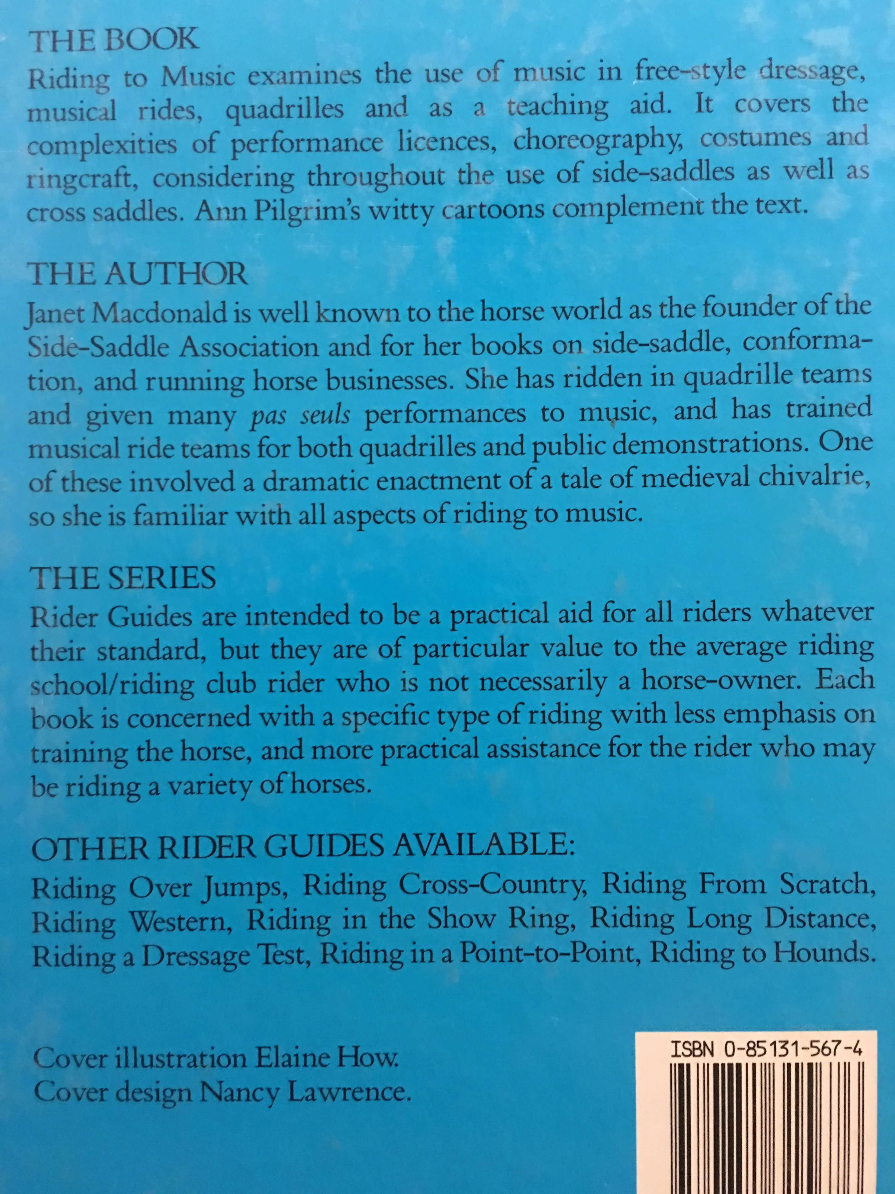 Riding to Music (Allen Rider Guides) Hardcover – 1999 by Janet W. MacDonald - gently used - Image 2