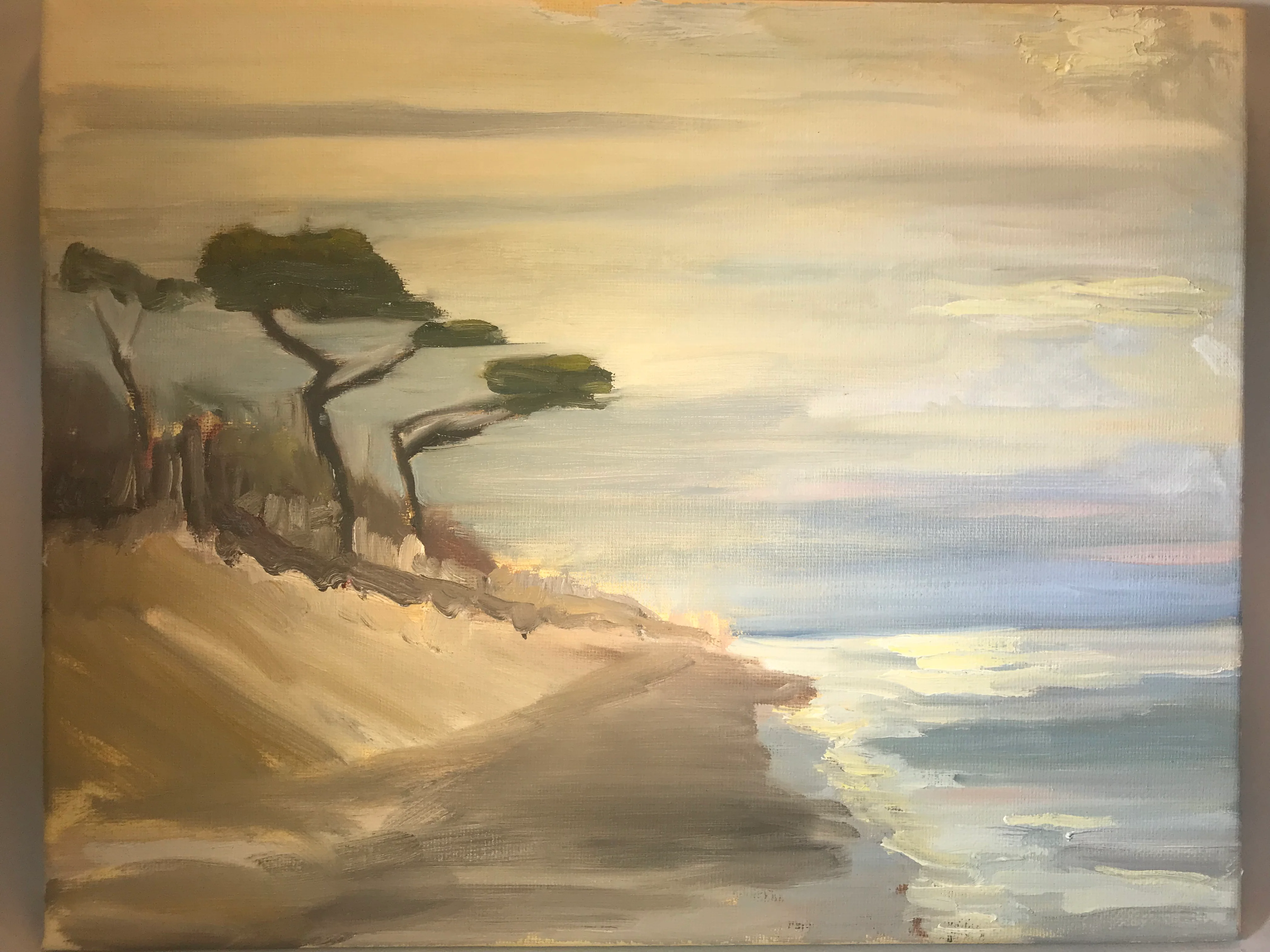 Savage Neck Dunes - Original on canvas  by Richard F. Williams-11” x 14”