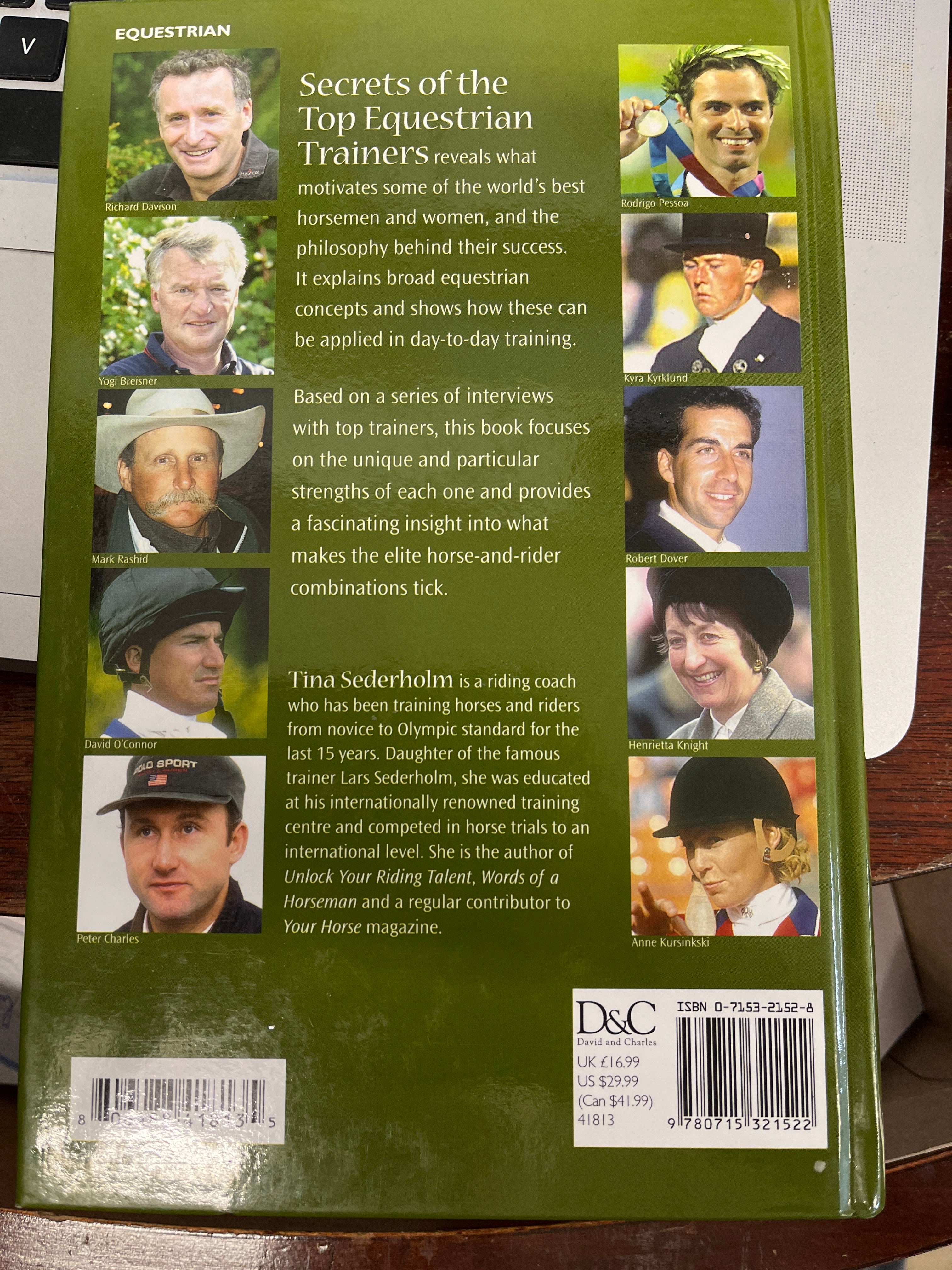Secrets of the Top Equestrian Trainers Hardcover –  by Tina Sederholm  - gently used - Image 2