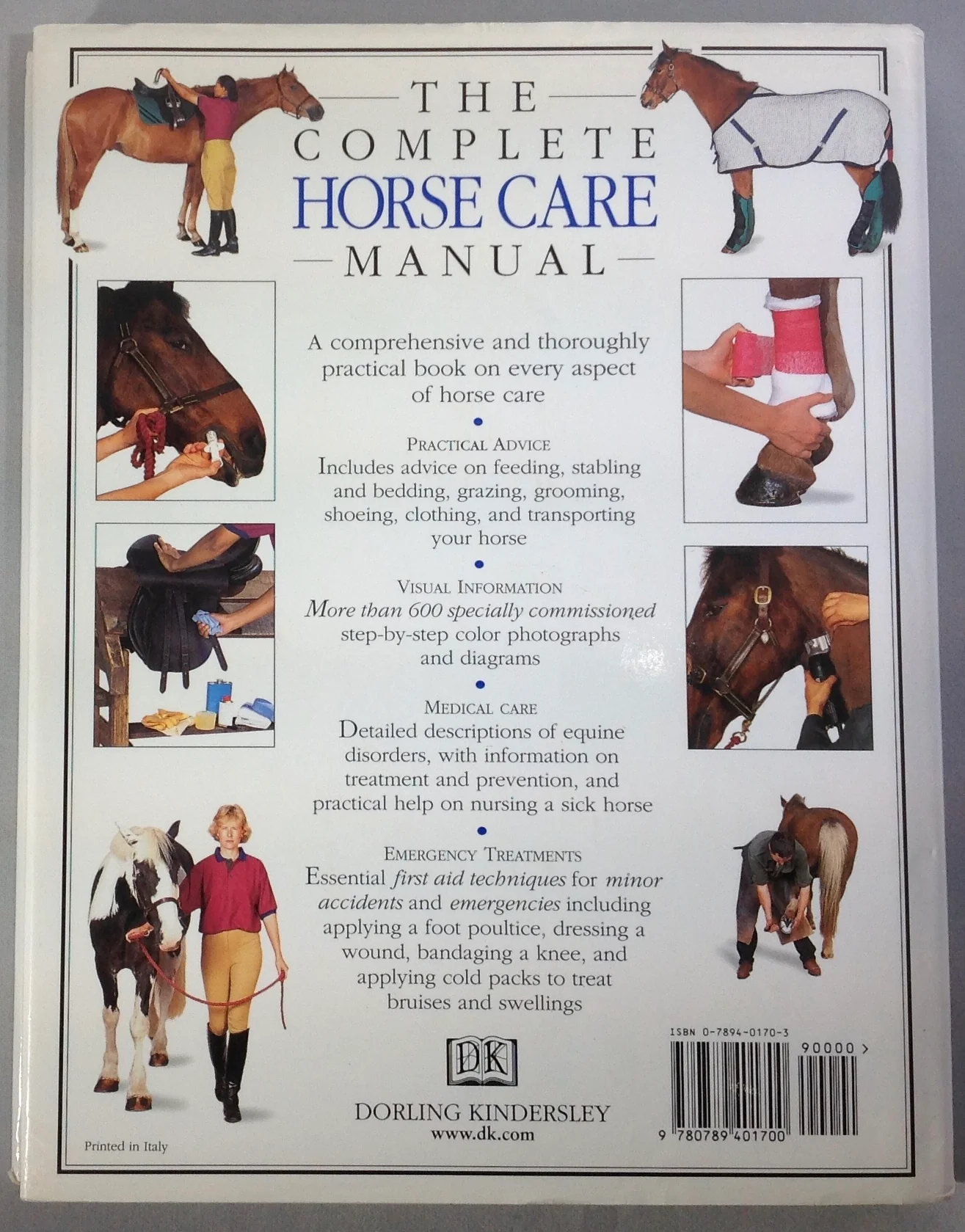 The Complete Horse Care Maunal - The Essential Practical Guide to All Aspects of Caring for Your Horse by Colin Vogel B.V.M.  (Used) - Image 2