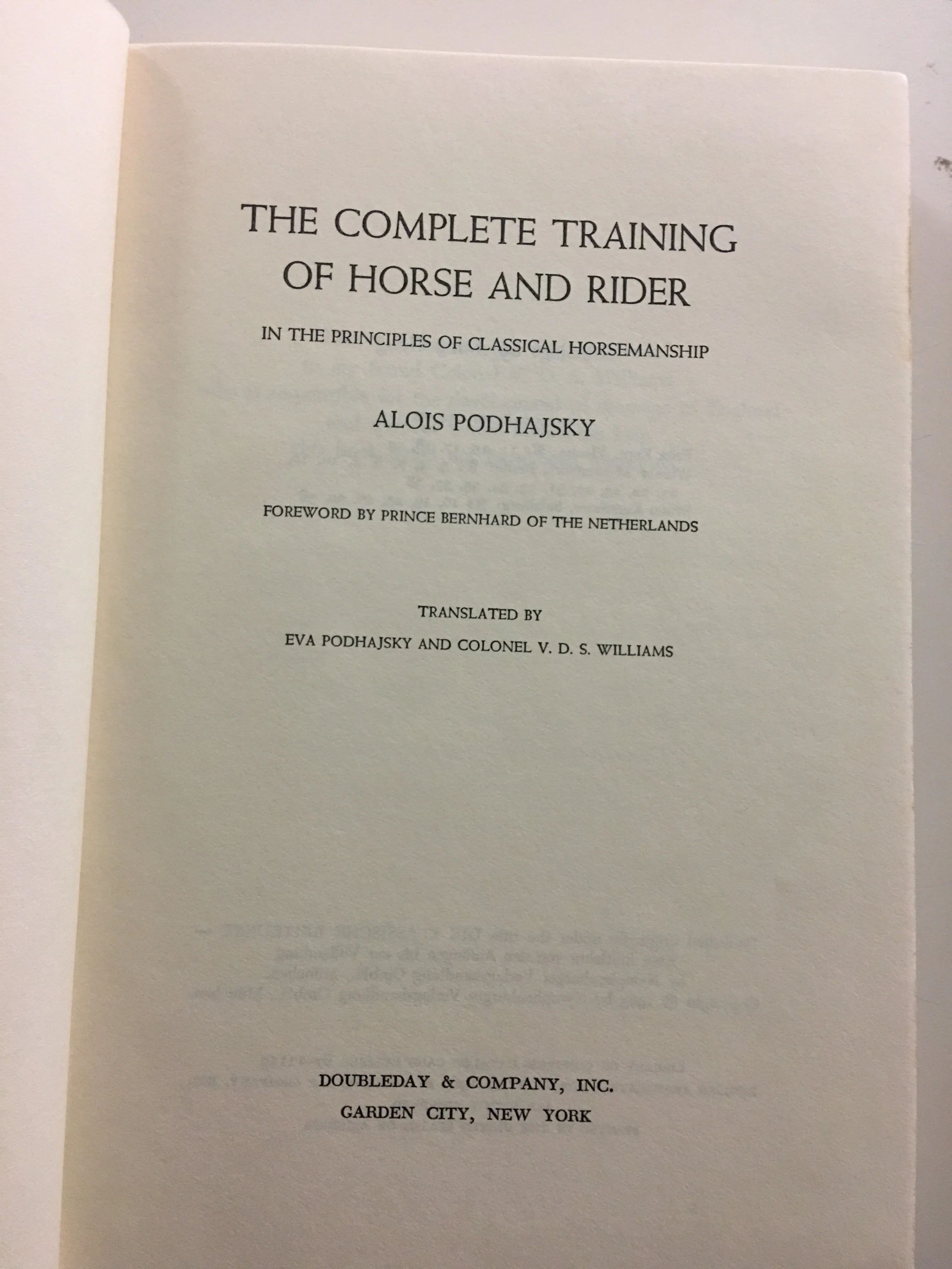 The complete training of horse and rider by Alois Podhajsky - used copy - Image 3
