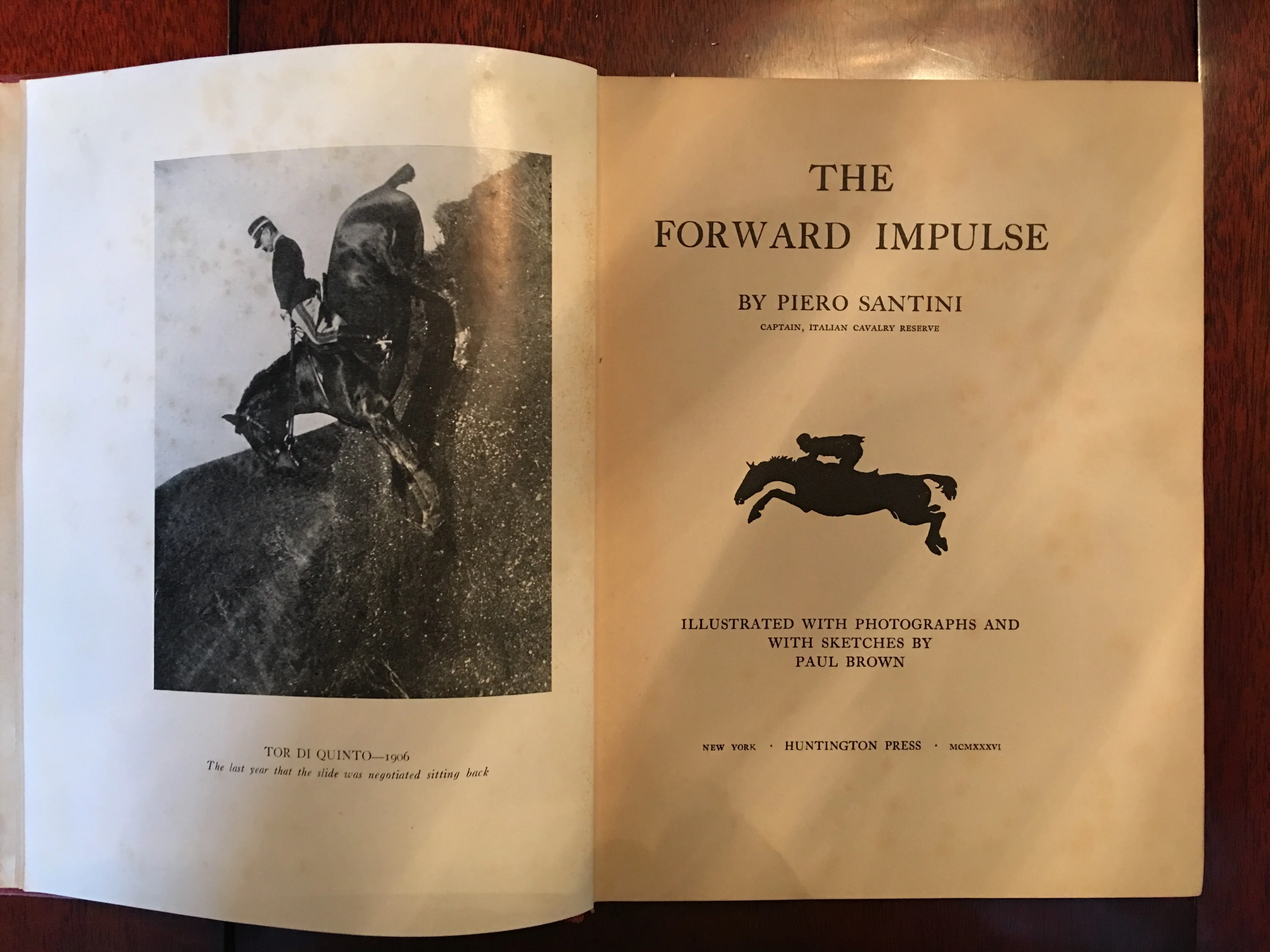 The Forward Impulse by Piero Santini illustrated with photographs and sketches by Paul Brown Huntington Press 1936 edition - Image 2