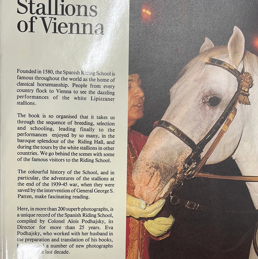 The White Stallions Of Vienna translated by Frances Hogarth-Gaute Hardcover – January 1, 1963 by Alois Podhajsky - Image 2