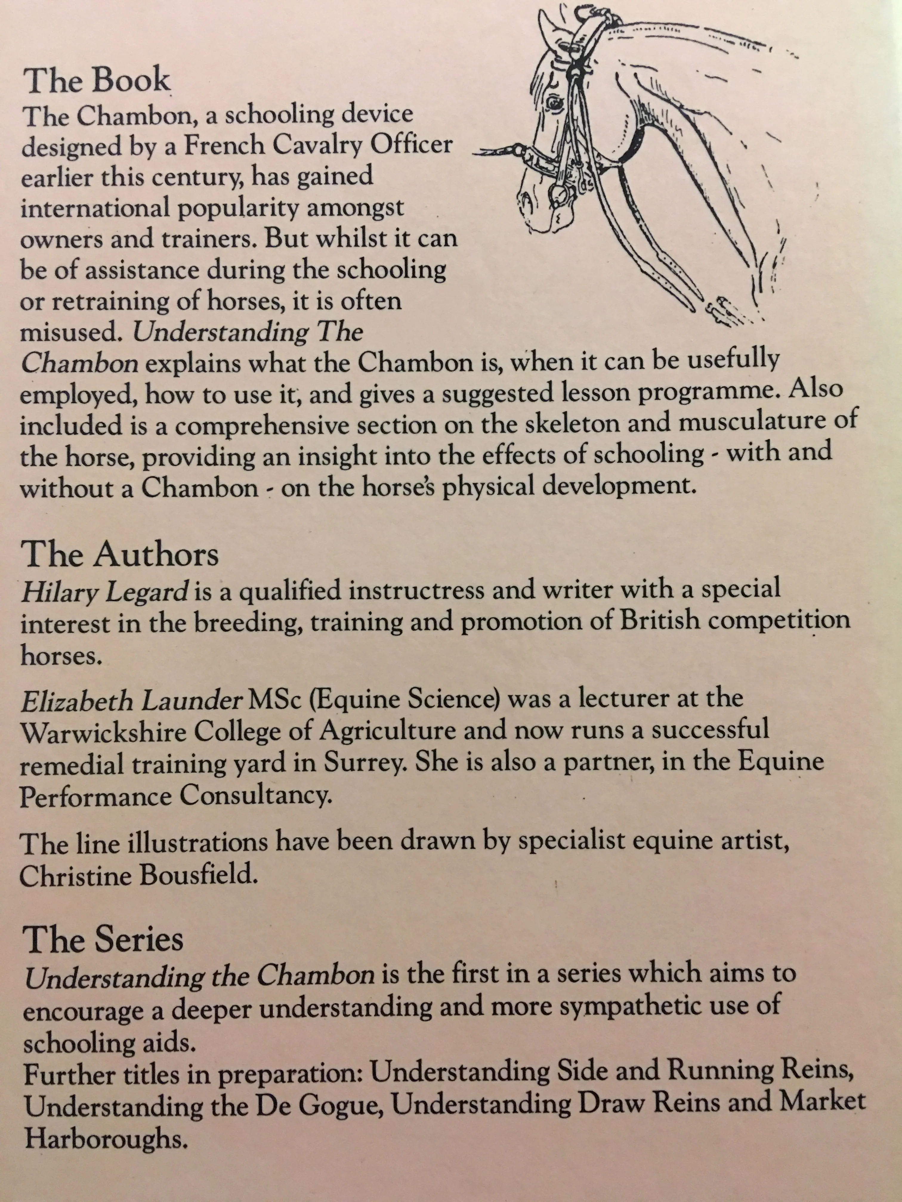 Understanding the Chambon Hardcover – 1990 by Elizabeth Launder & Hilary Legard - gently used - Image 2
