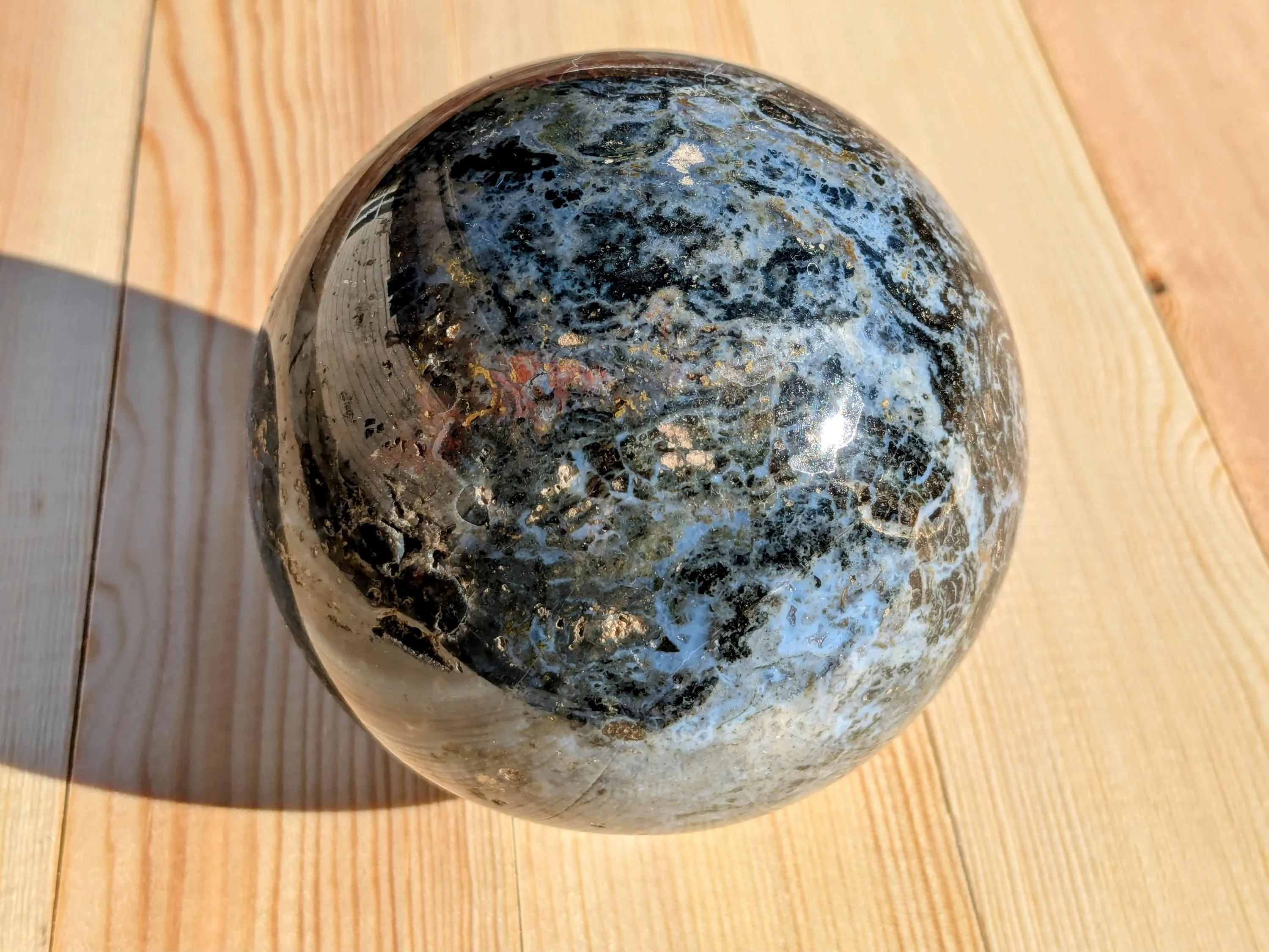 Unique Ocean Jasper Statement Sphere - Image 2