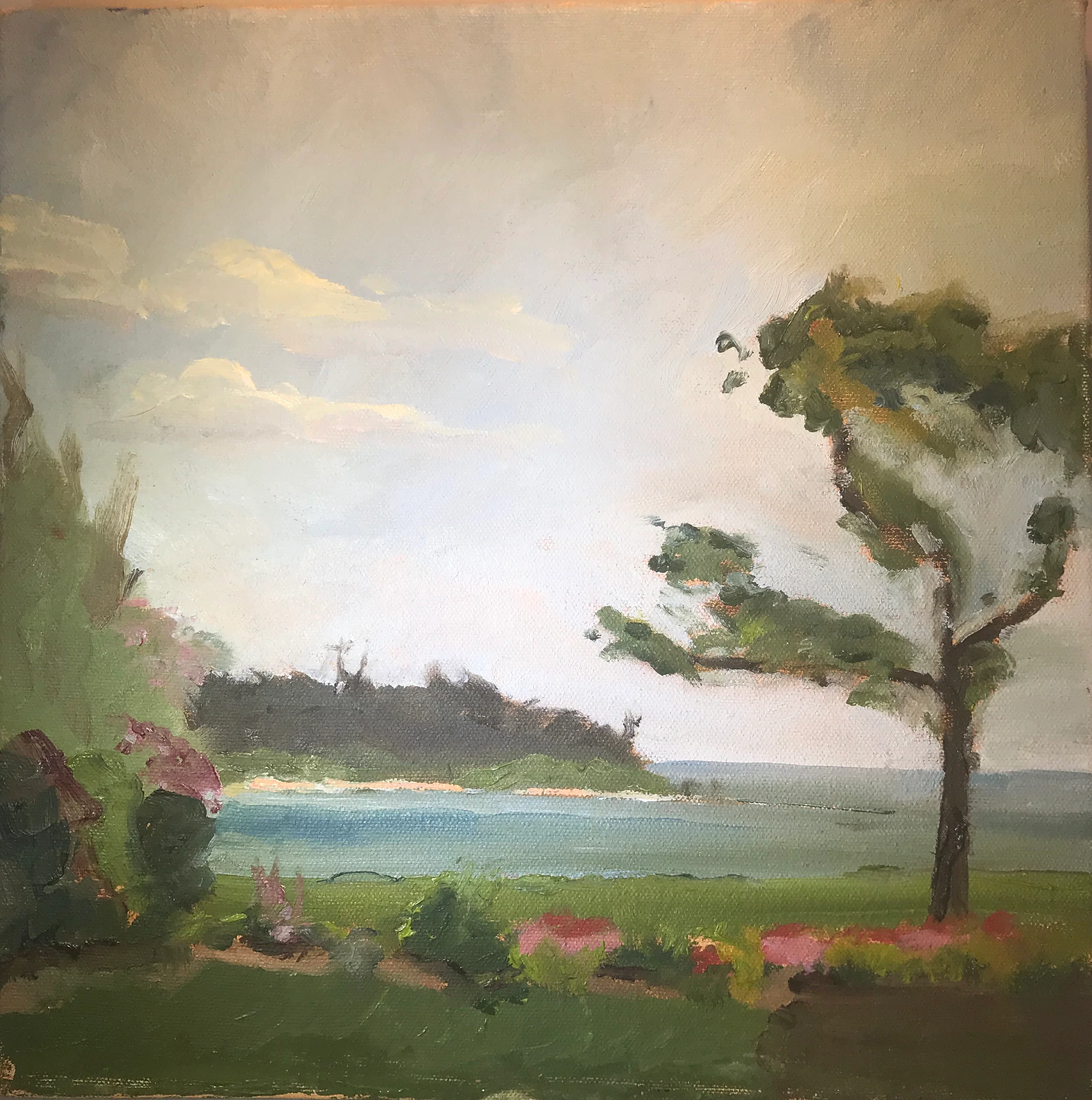 Wardtown Roses - Original on canvas  by Richard F. Williams-12” x 12”