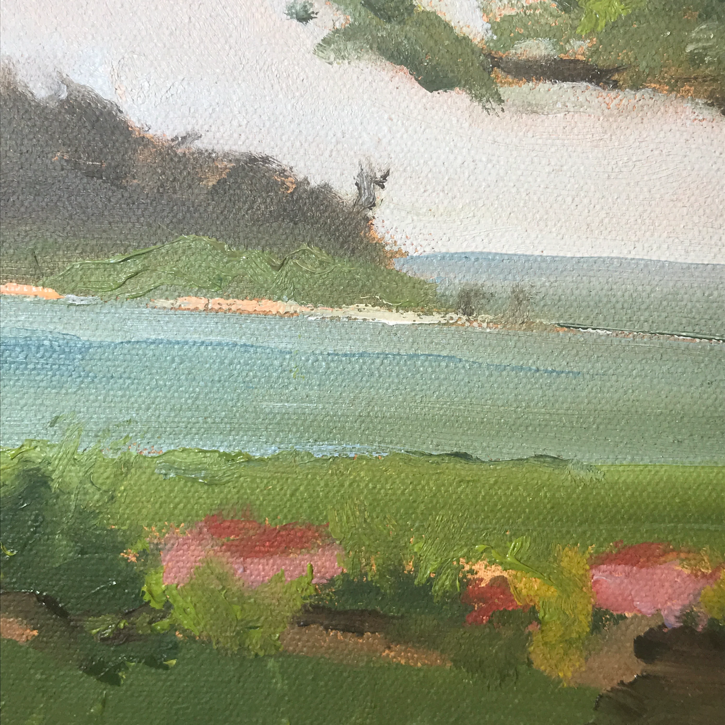 Wardtown Roses - Original on canvas  by Richard F. Williams-12” x 12” - Image 2
