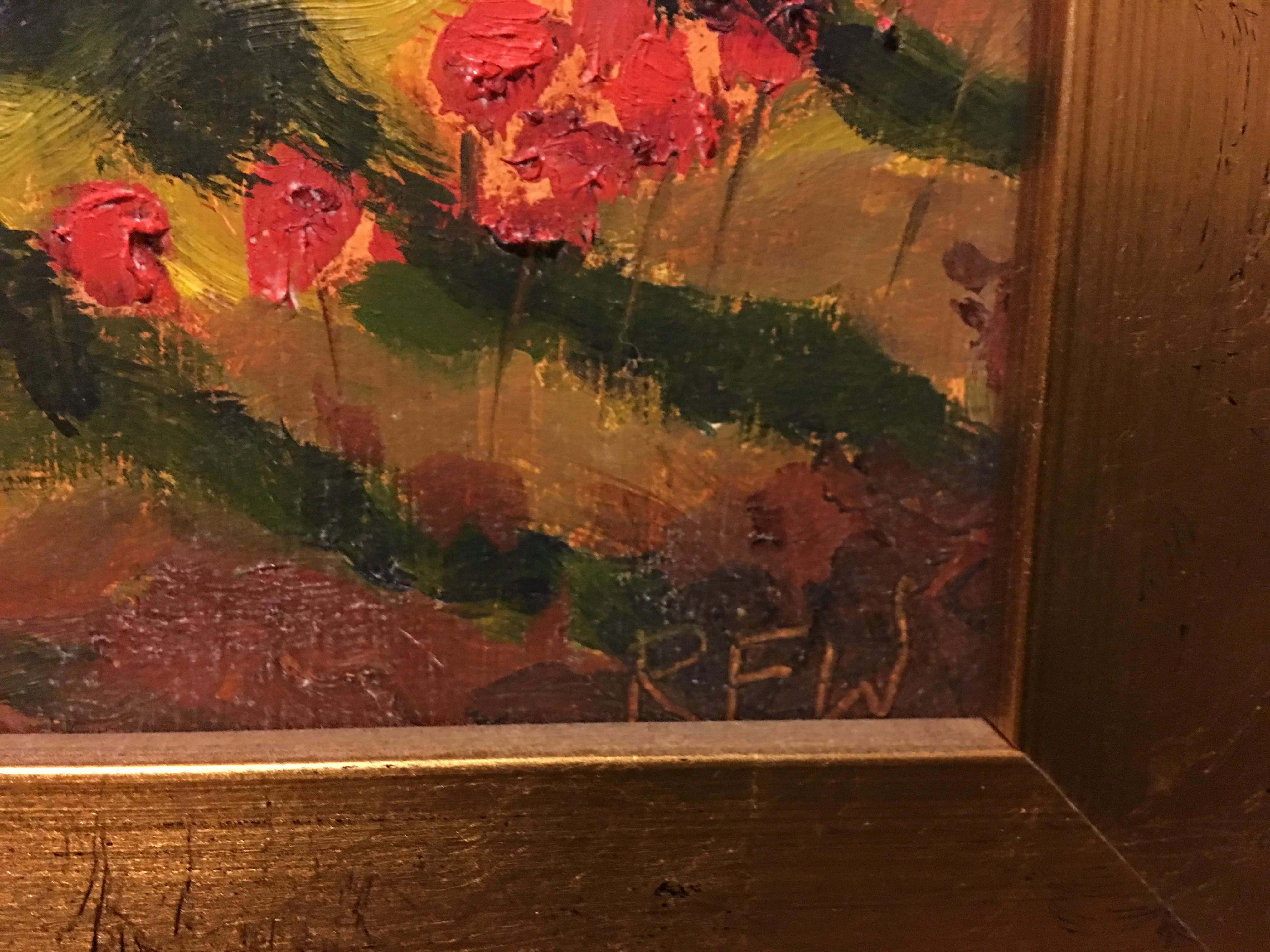 Zsolnay Landscape #1 original oil on board by Richard F. Williams - Image 3