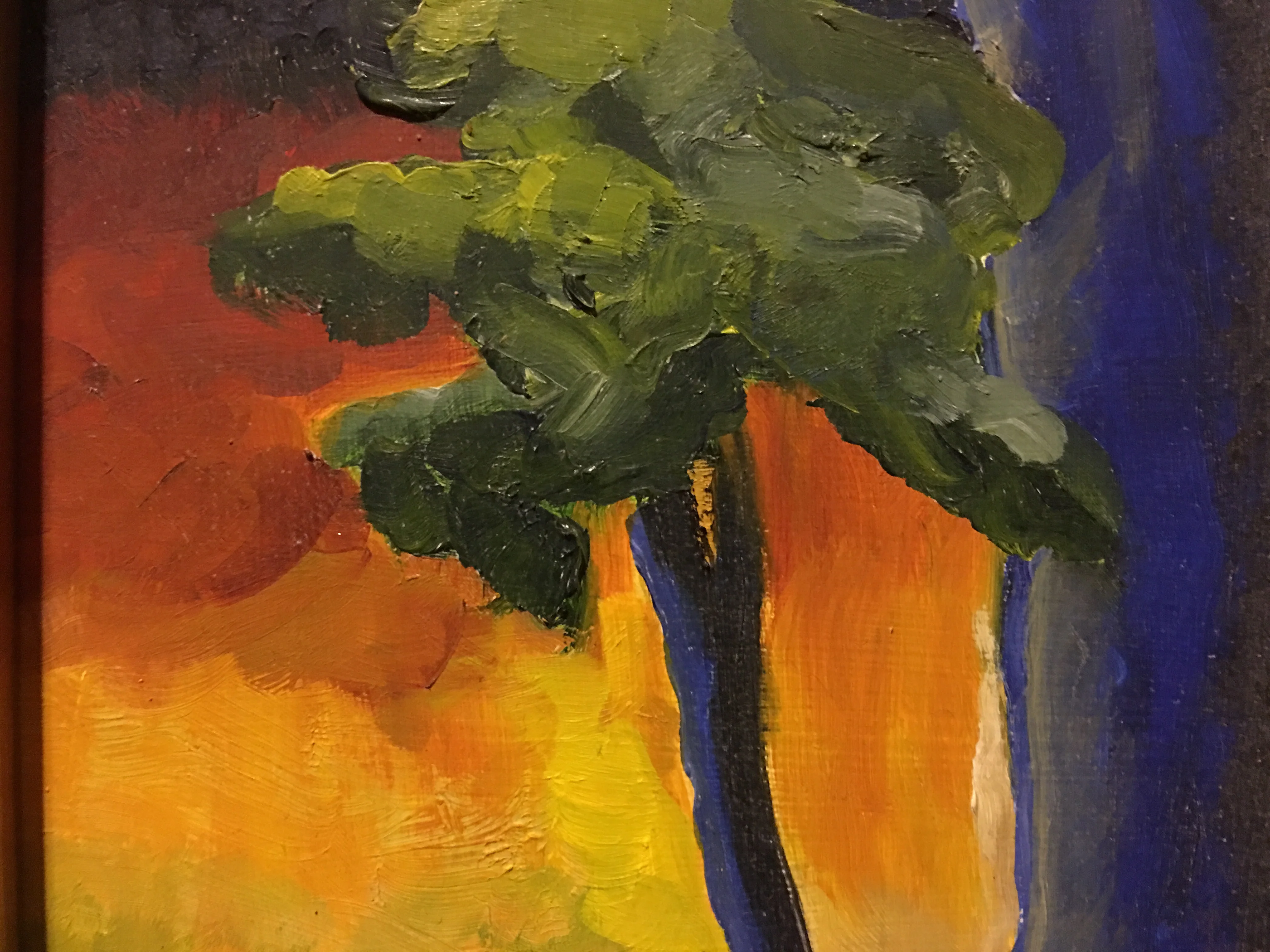 Zsolnay Landscape #1 original oil on board by Richard F. Williams - Image 4